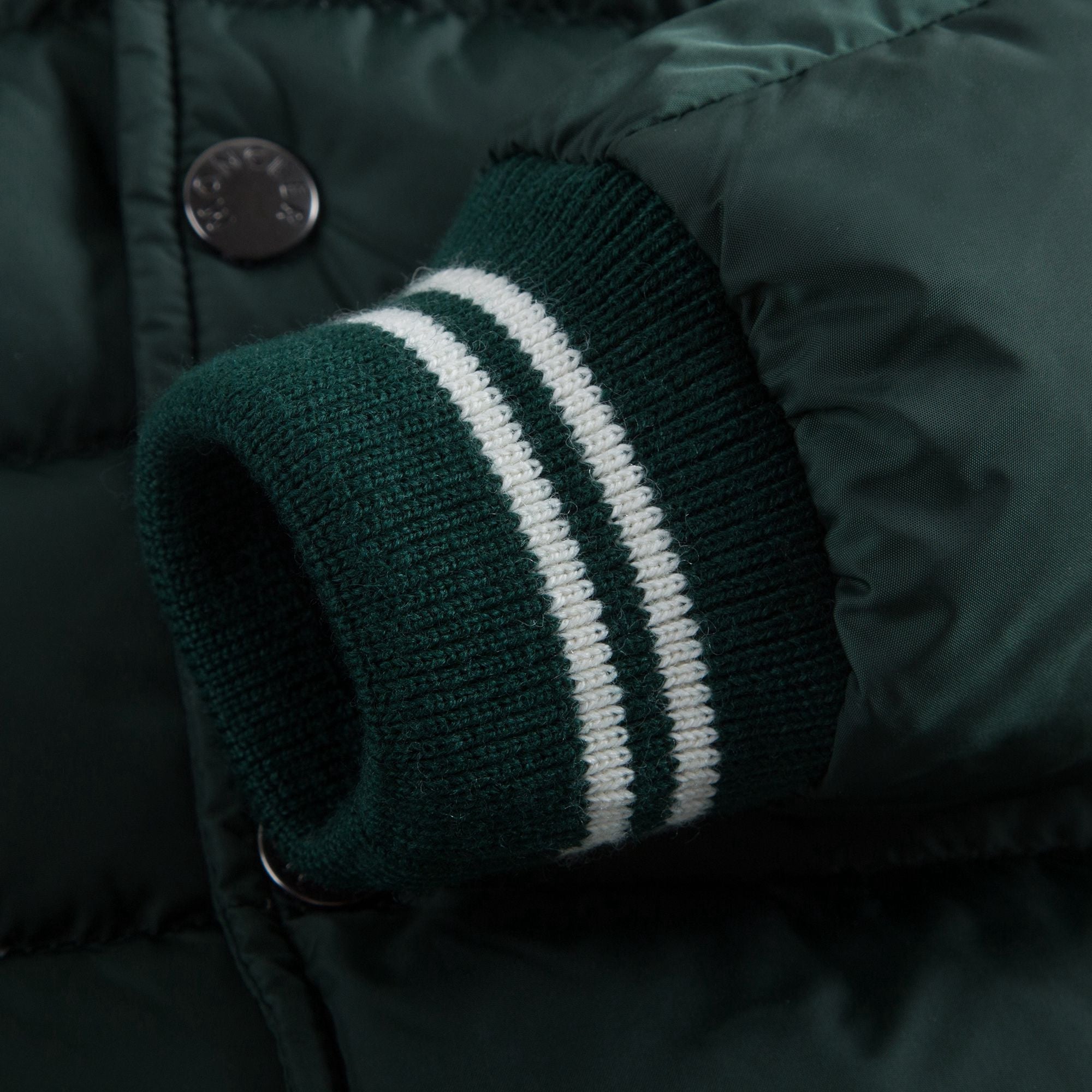 Boys Green 'Auberie' Down Padded Jacket