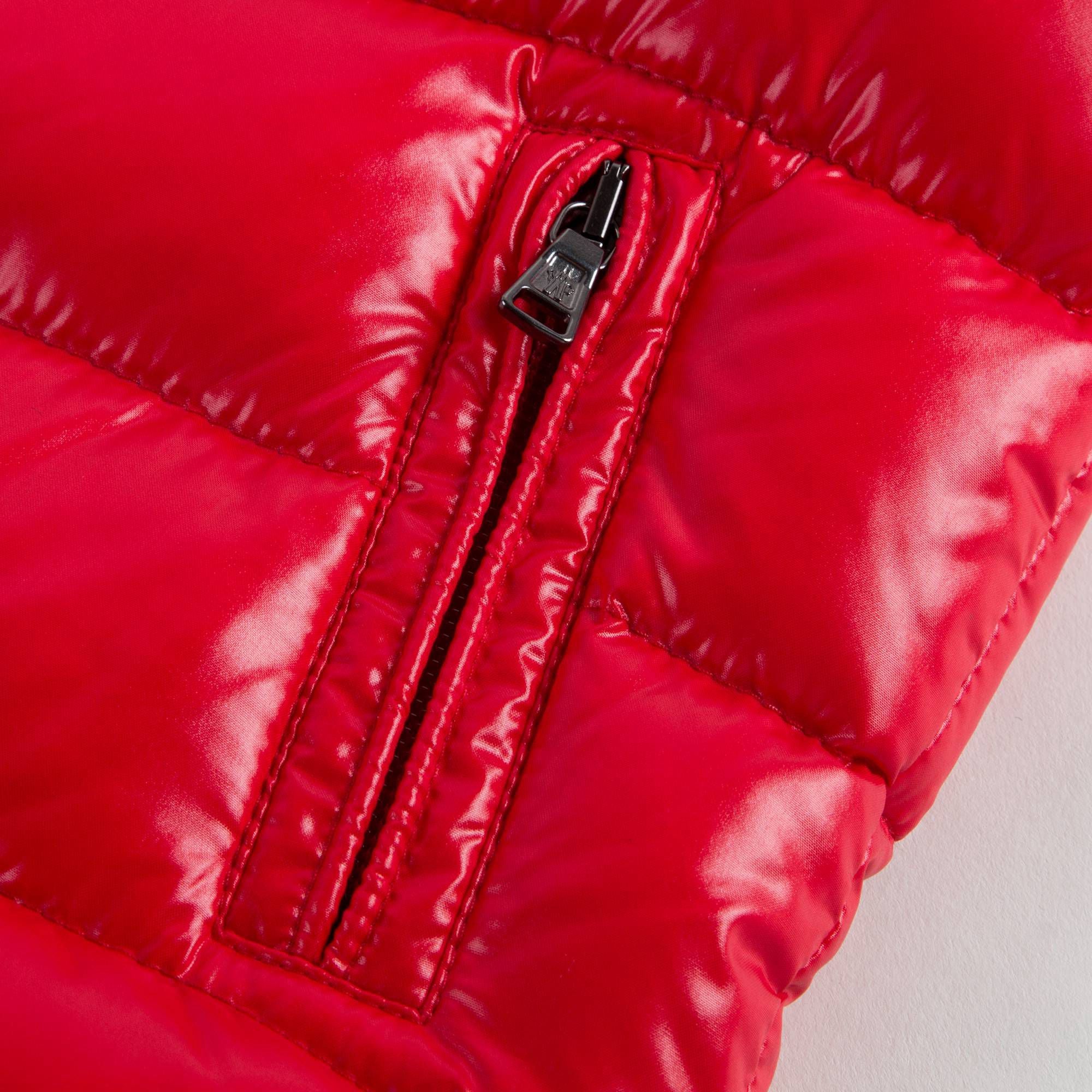 Boys & Girls Red "Tib" Down Padded Gilet