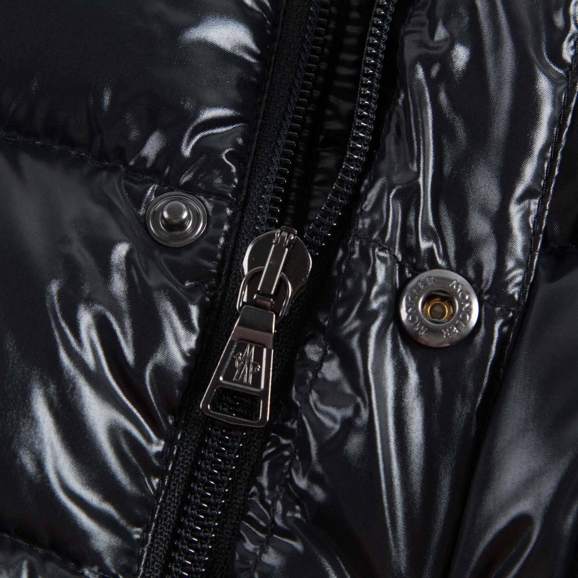 Boys Black "Tib" Padded Down Gilet