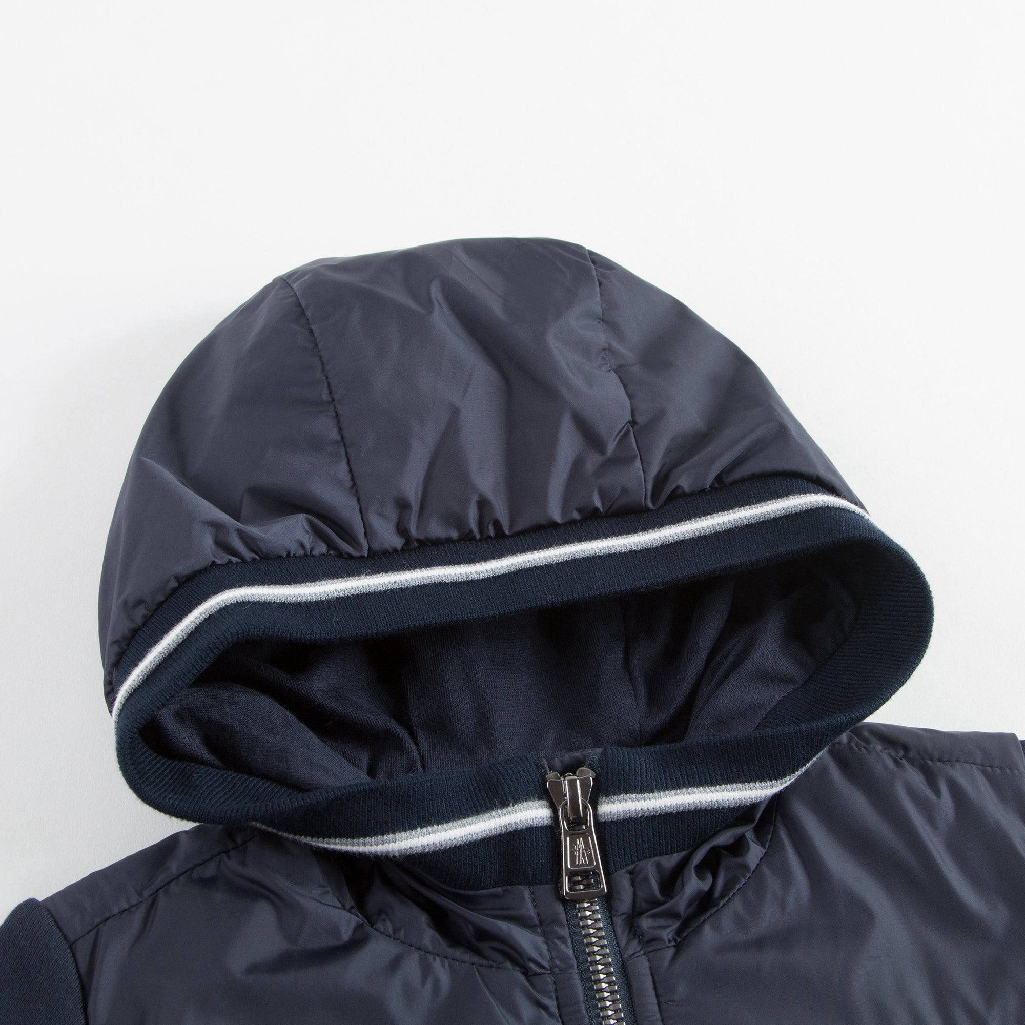 Boys Navy Blue Zip-up Top
