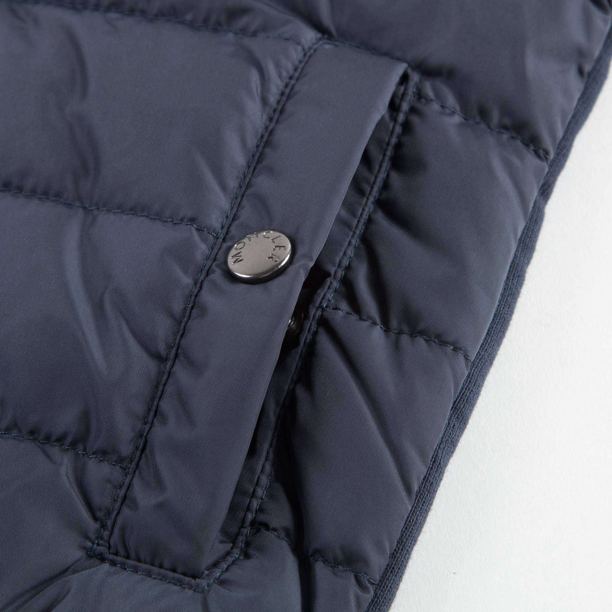 Boys Navy Blue Zip-up Top