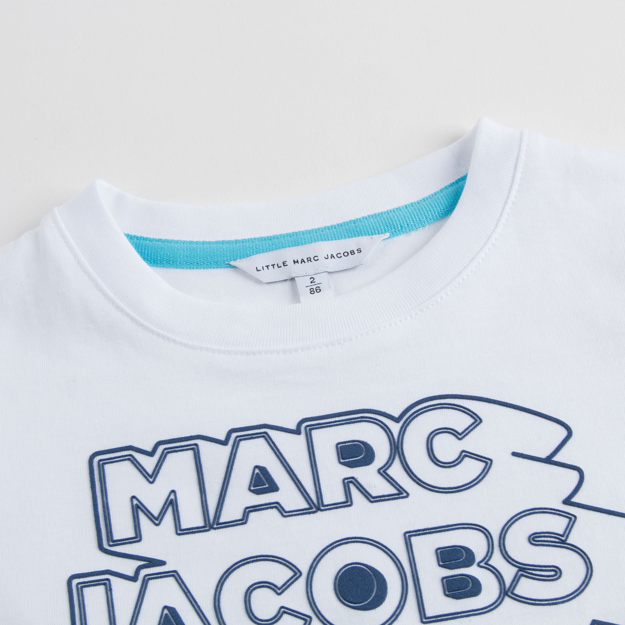Boys White 'Marc Jacobs' Cotton T-shirt