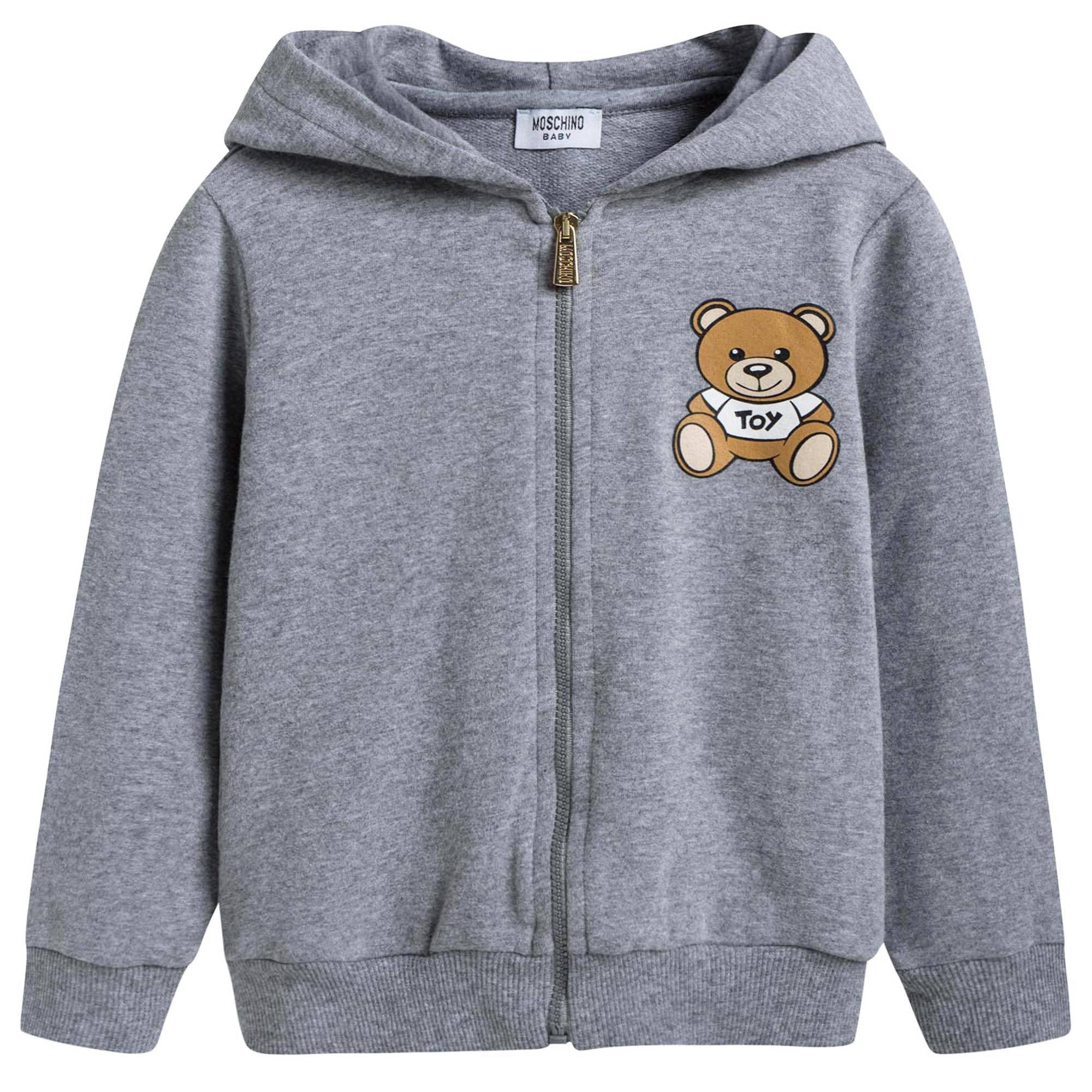 Baby Grey Cotton Toy Tracksuit