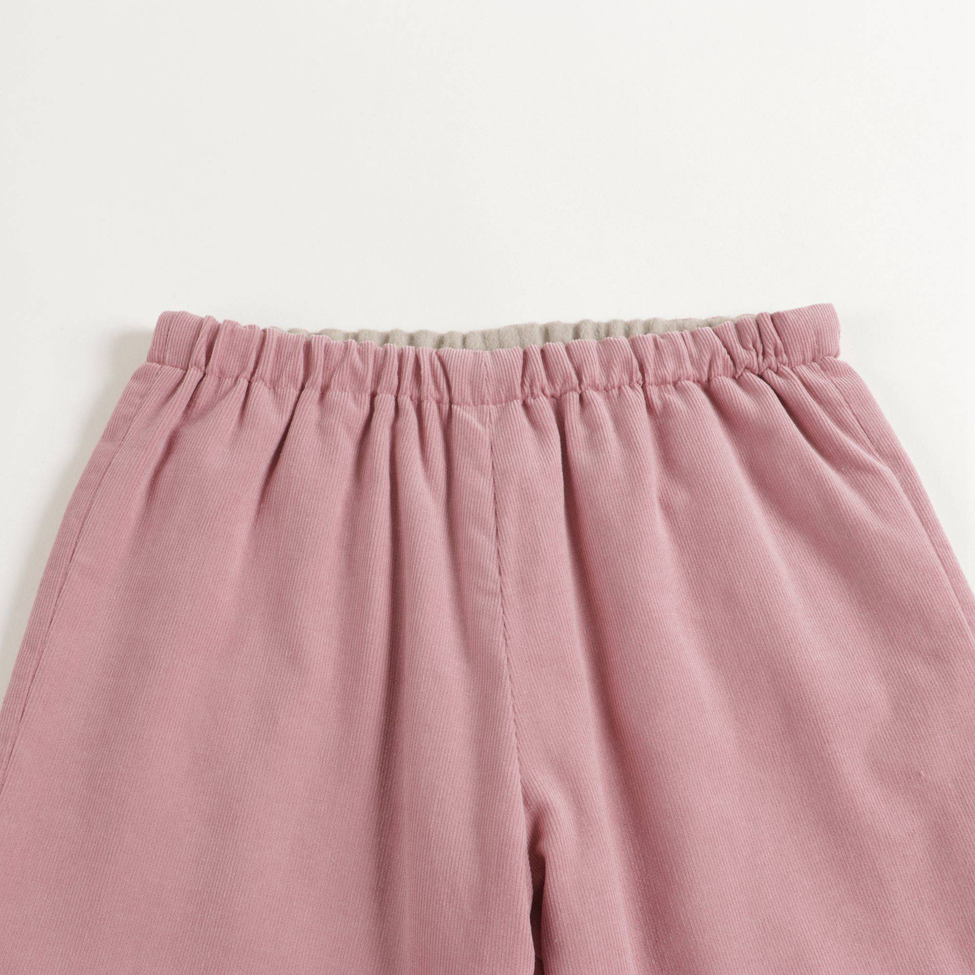 Baby Boys & Girls Powder Pink Cotton Pants