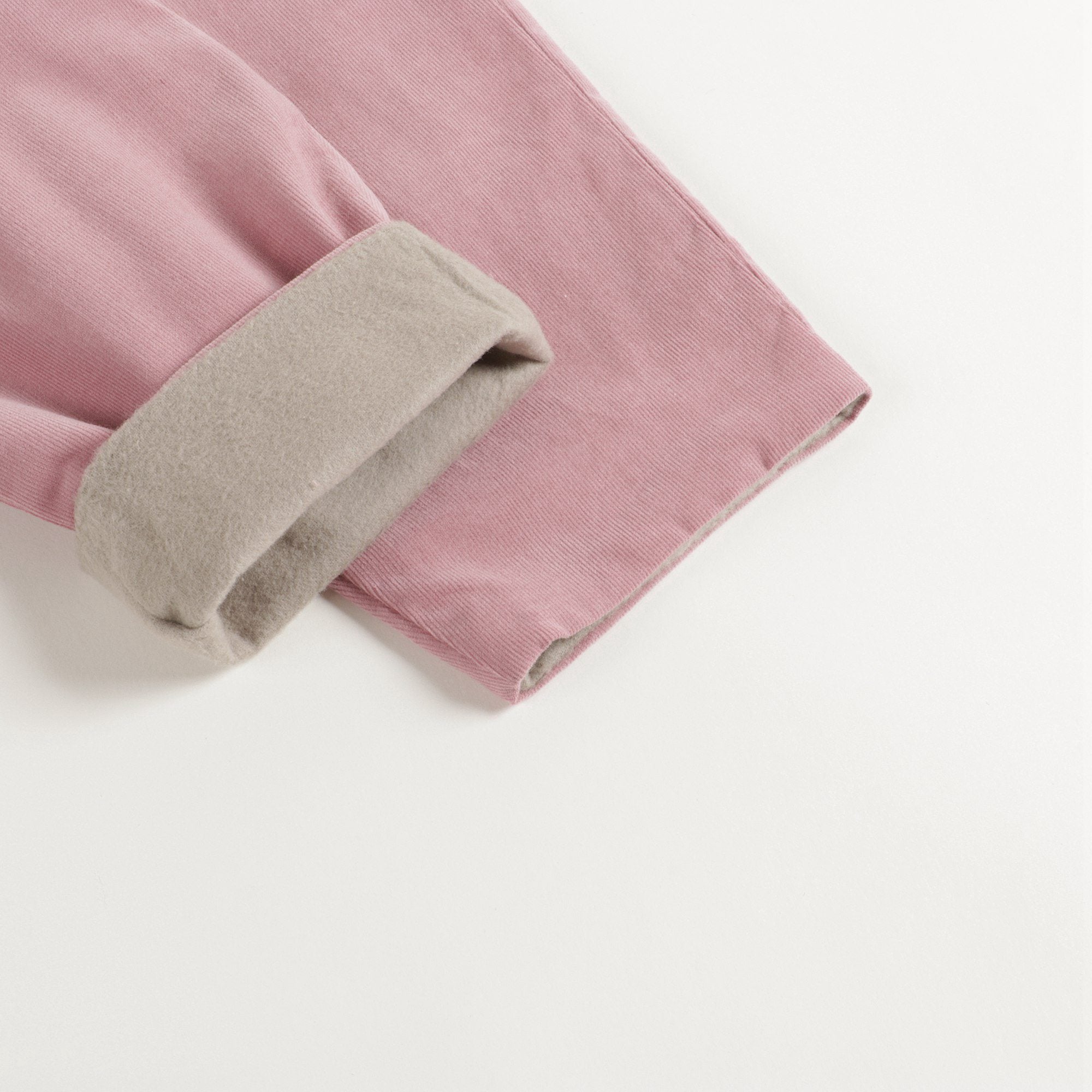 Baby Boys & Girls Powder Pink Cotton Pants