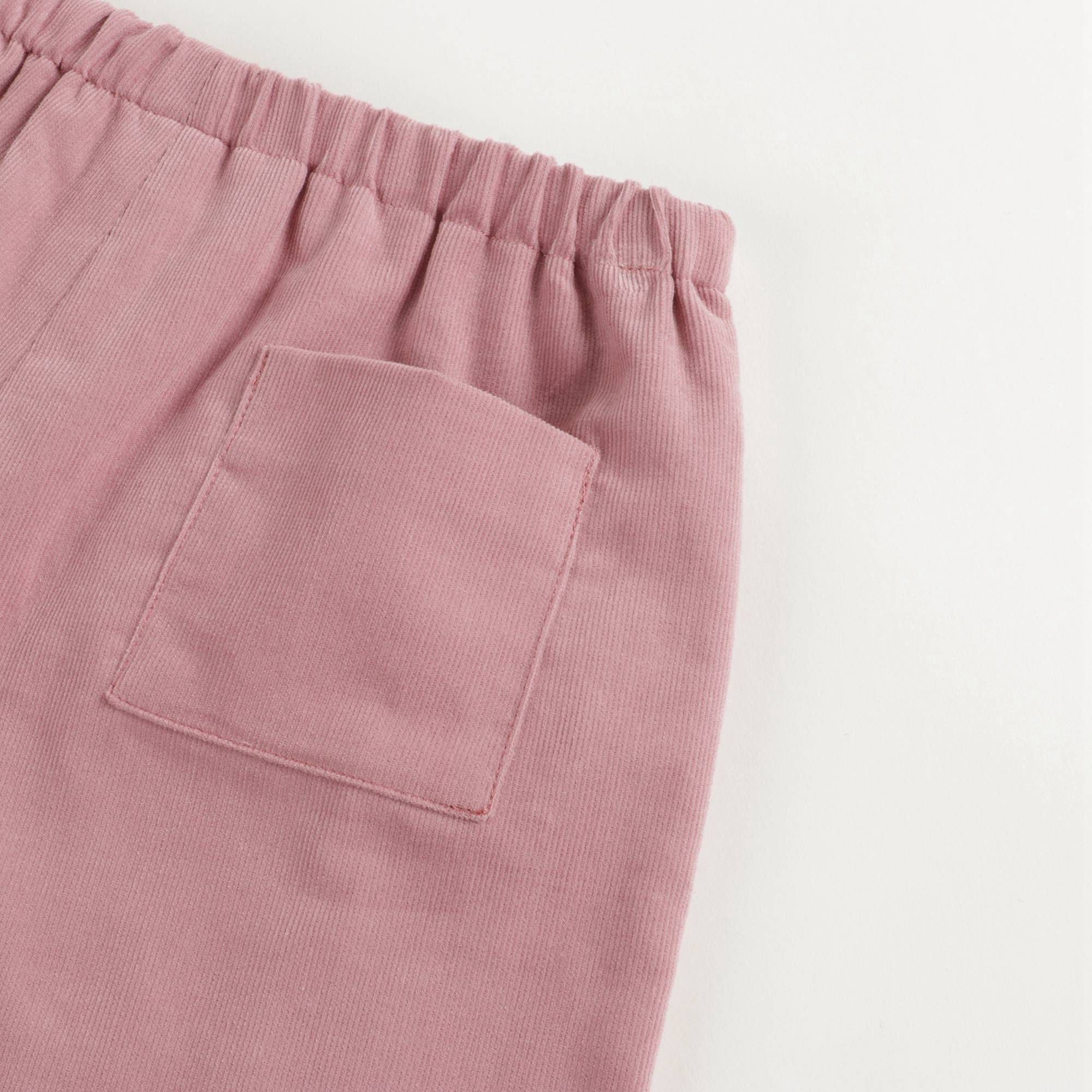 Baby Boys & Girls Powder Pink Cotton Pants