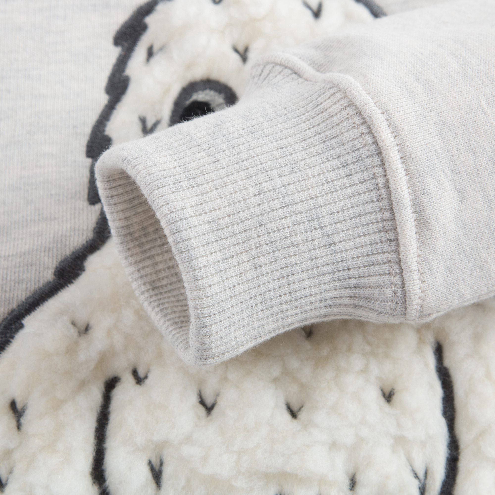 Boys & Girls Grey Cotton Sweatshirt