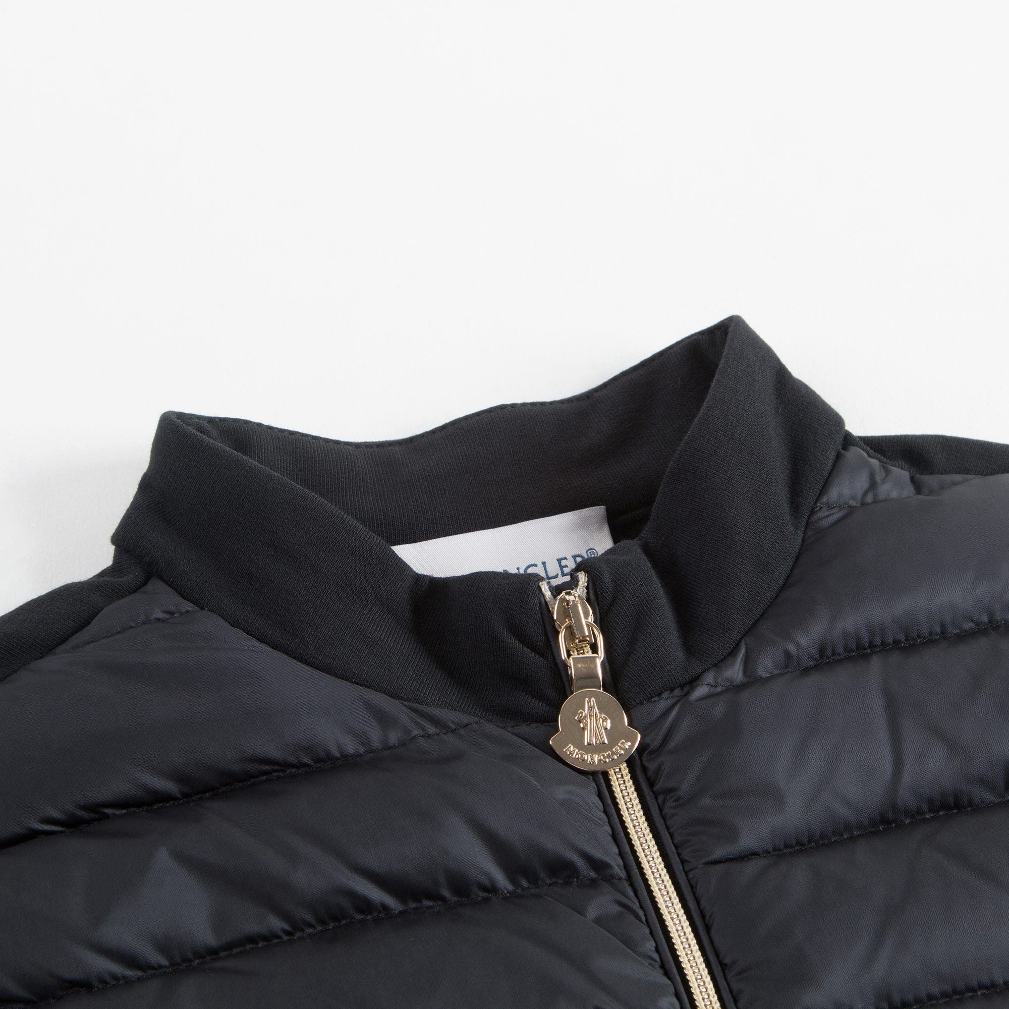 Boys & Girls Black Cotton Cardigan