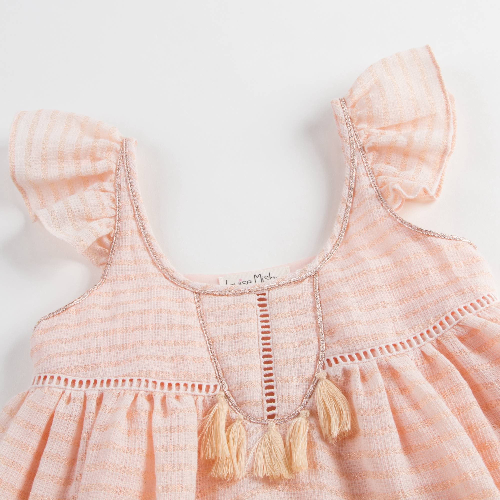 Girls Pink 'Baya' Cotton Dress