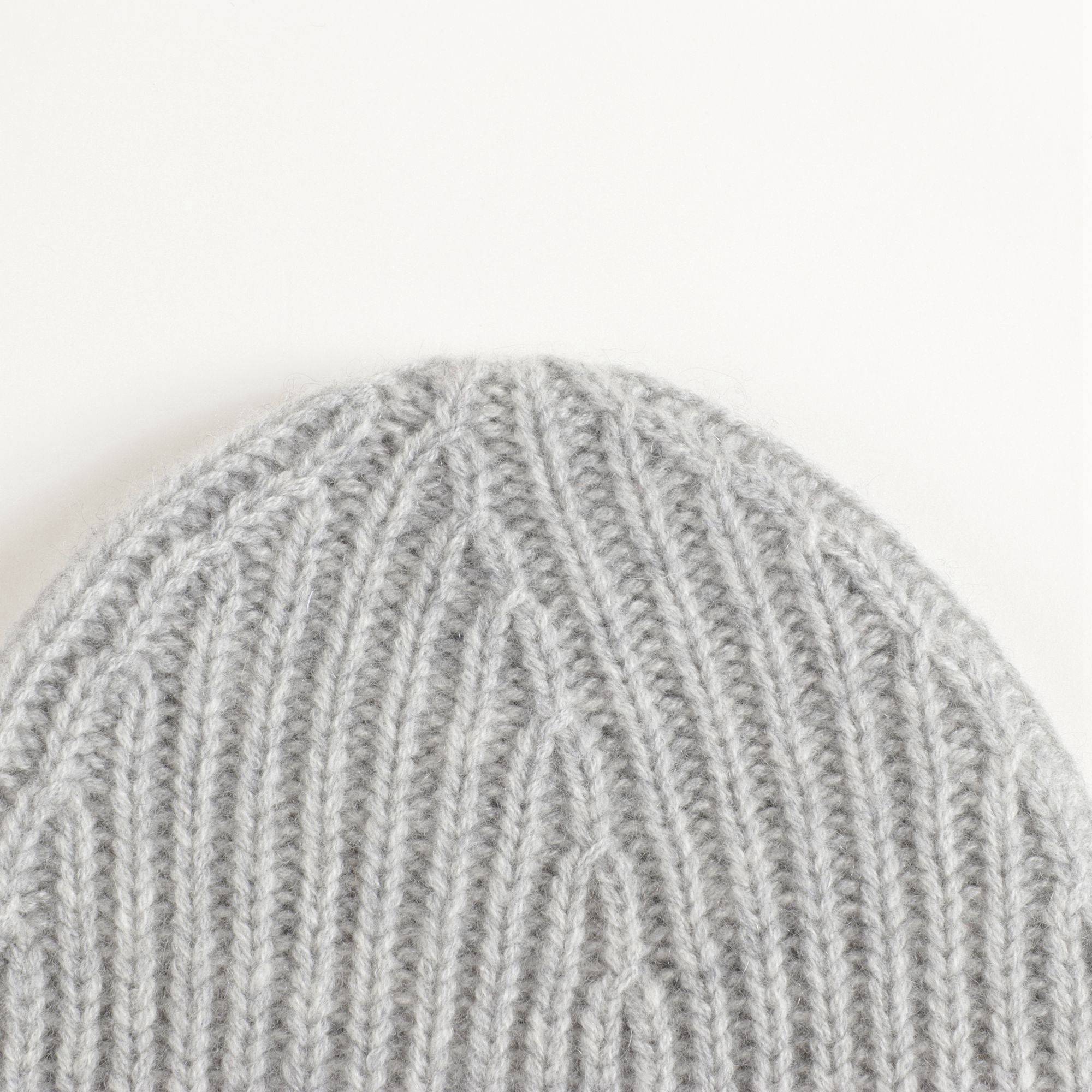Boys & Girls Light Grey Cashmere Beanie