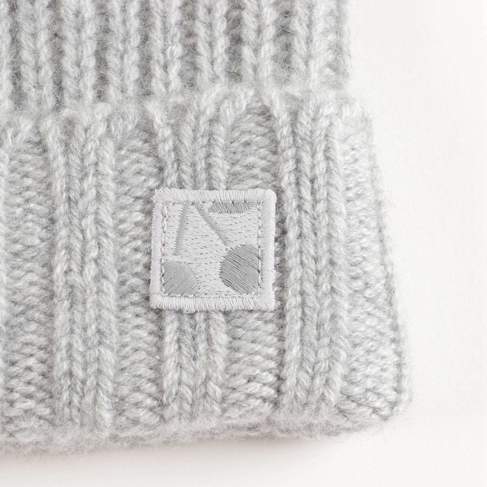 Boys & Girls Light Grey Cashmere Beanie
