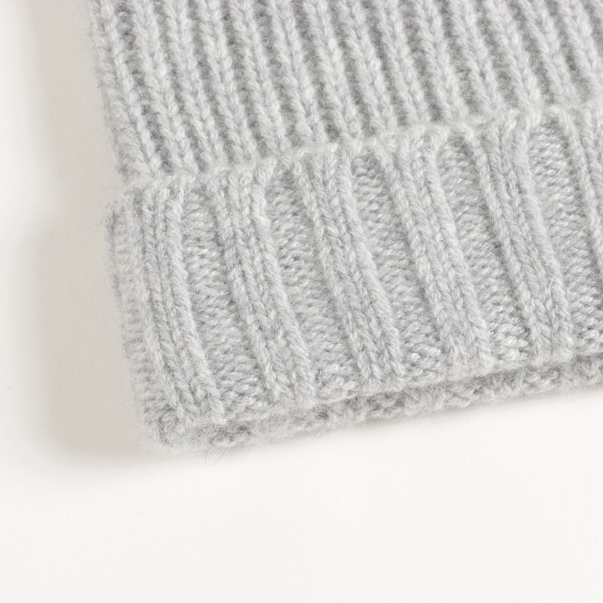 Boys & Girls Light Grey Cashmere Beanie