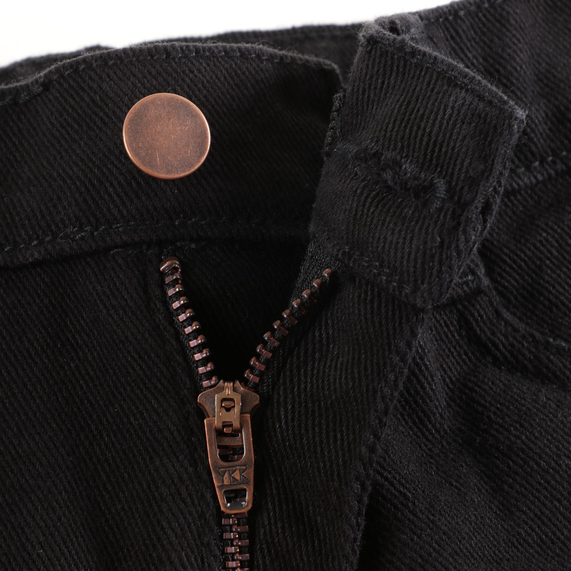 Boys & Girls Black Baggy Denim Trousers