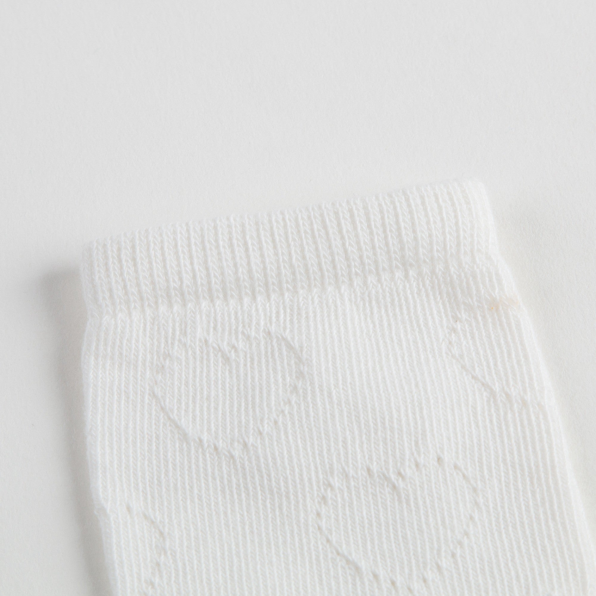 Girls White Cotton Socks
