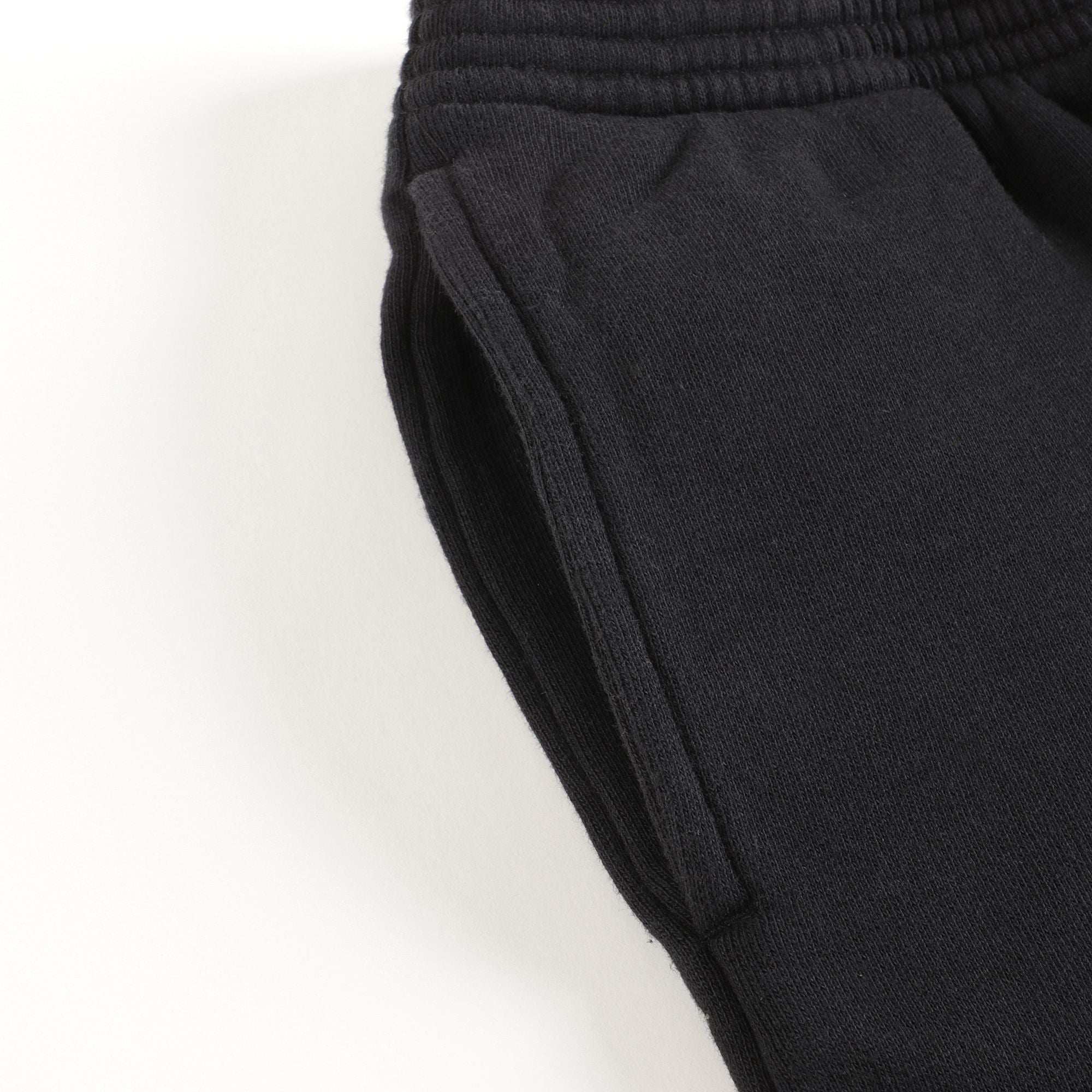 Boys Black Cotton Shorts