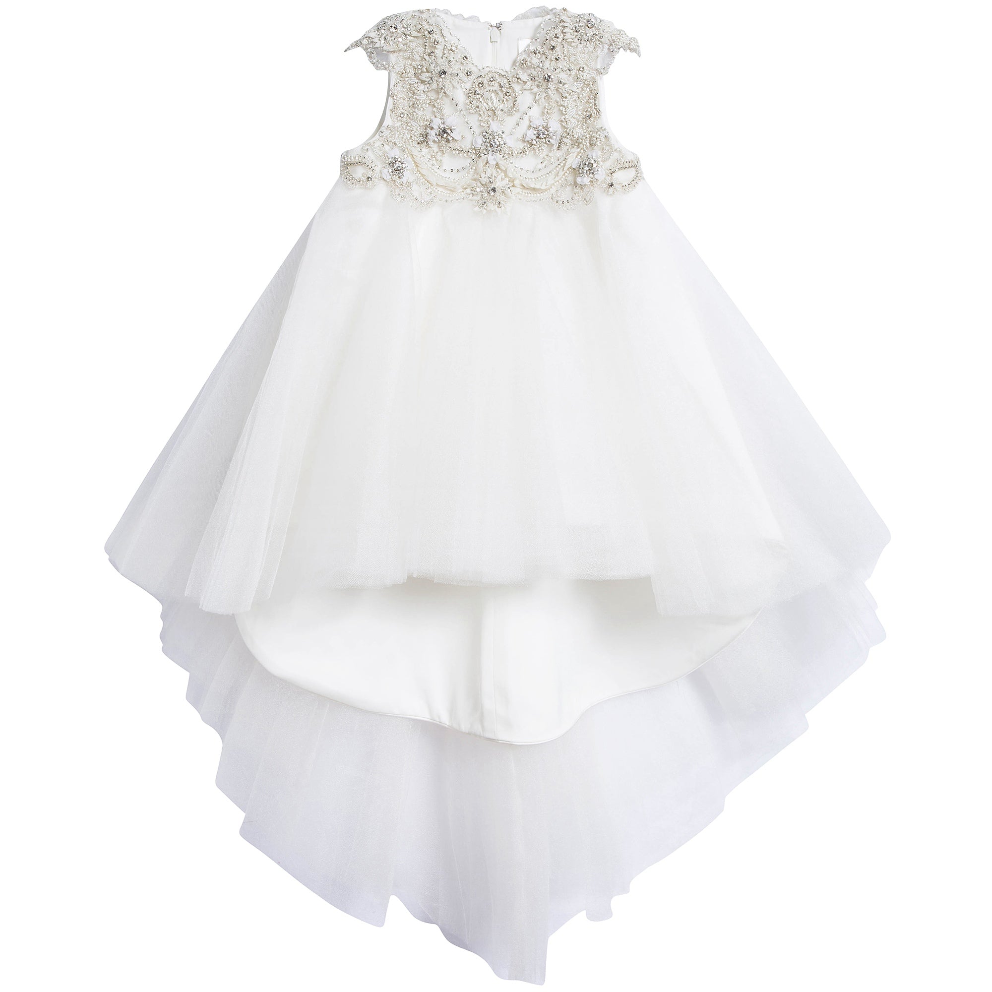 Girls  White  "Pruncess Ekaterina"  Dress