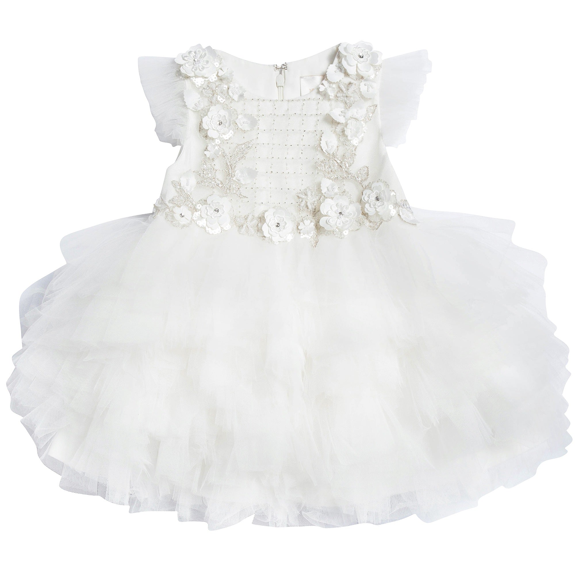 Girls  Whire   Dress