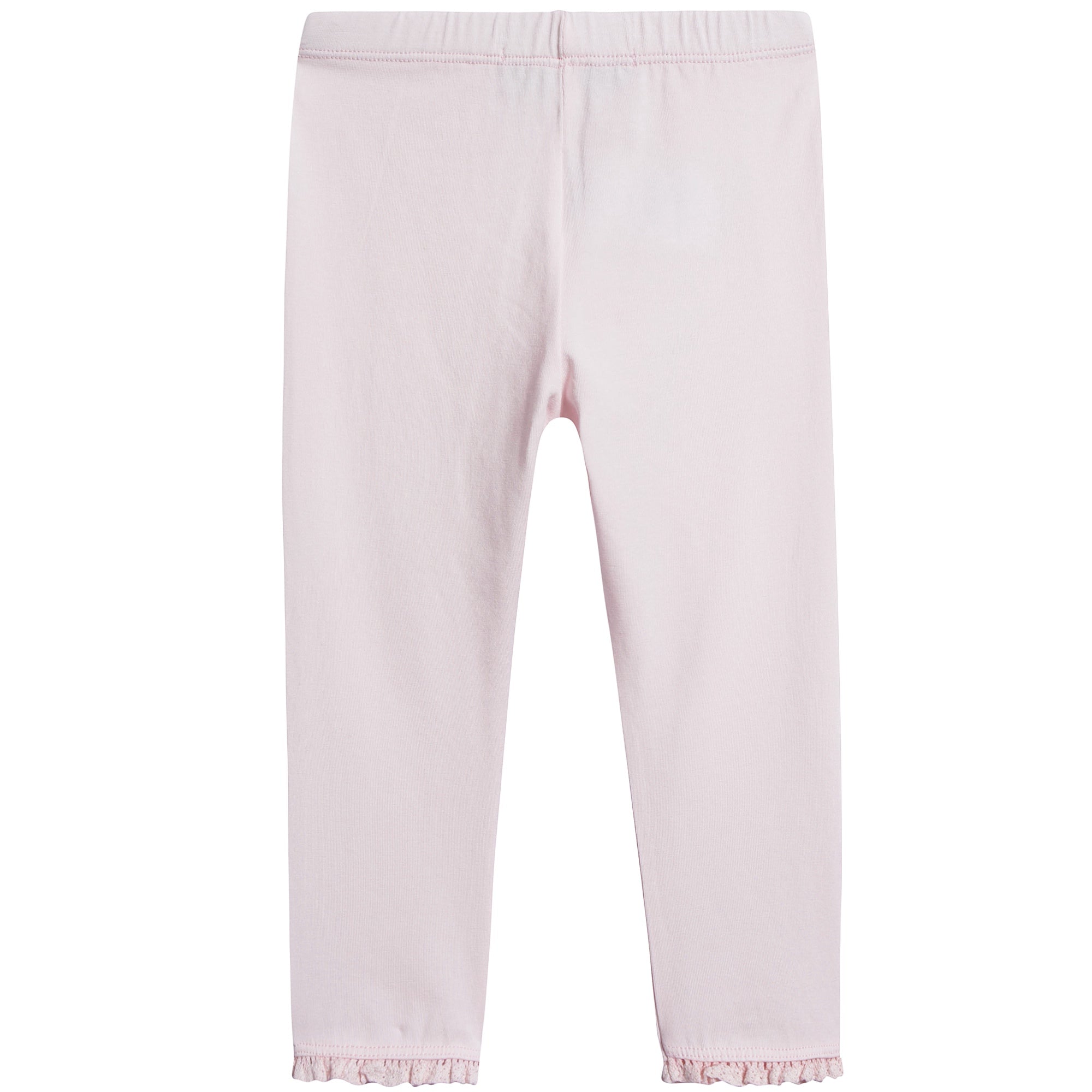 Baby Girls Pale Pink  Cotton Leggings