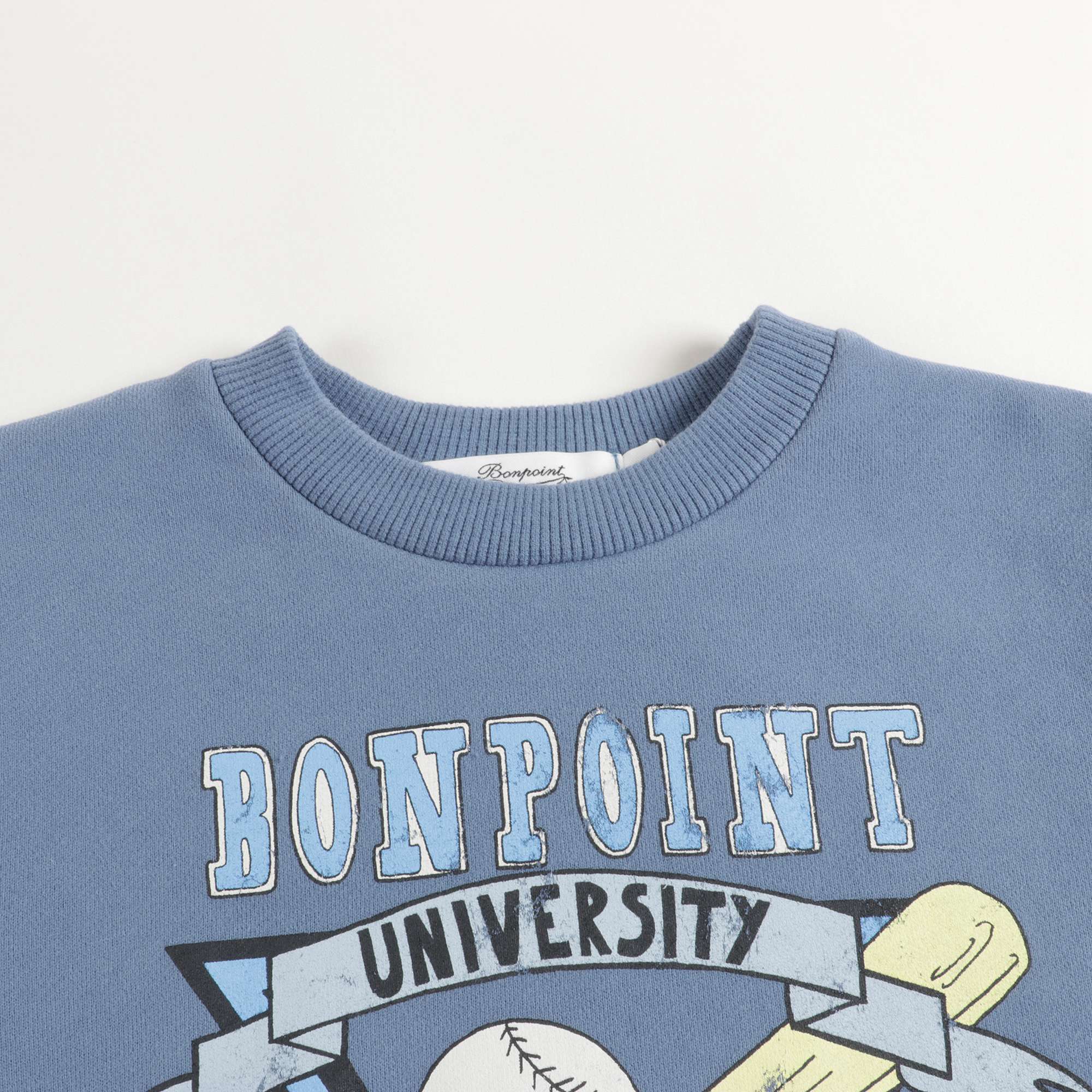 Boys Blue Cotton Sweatshirt
