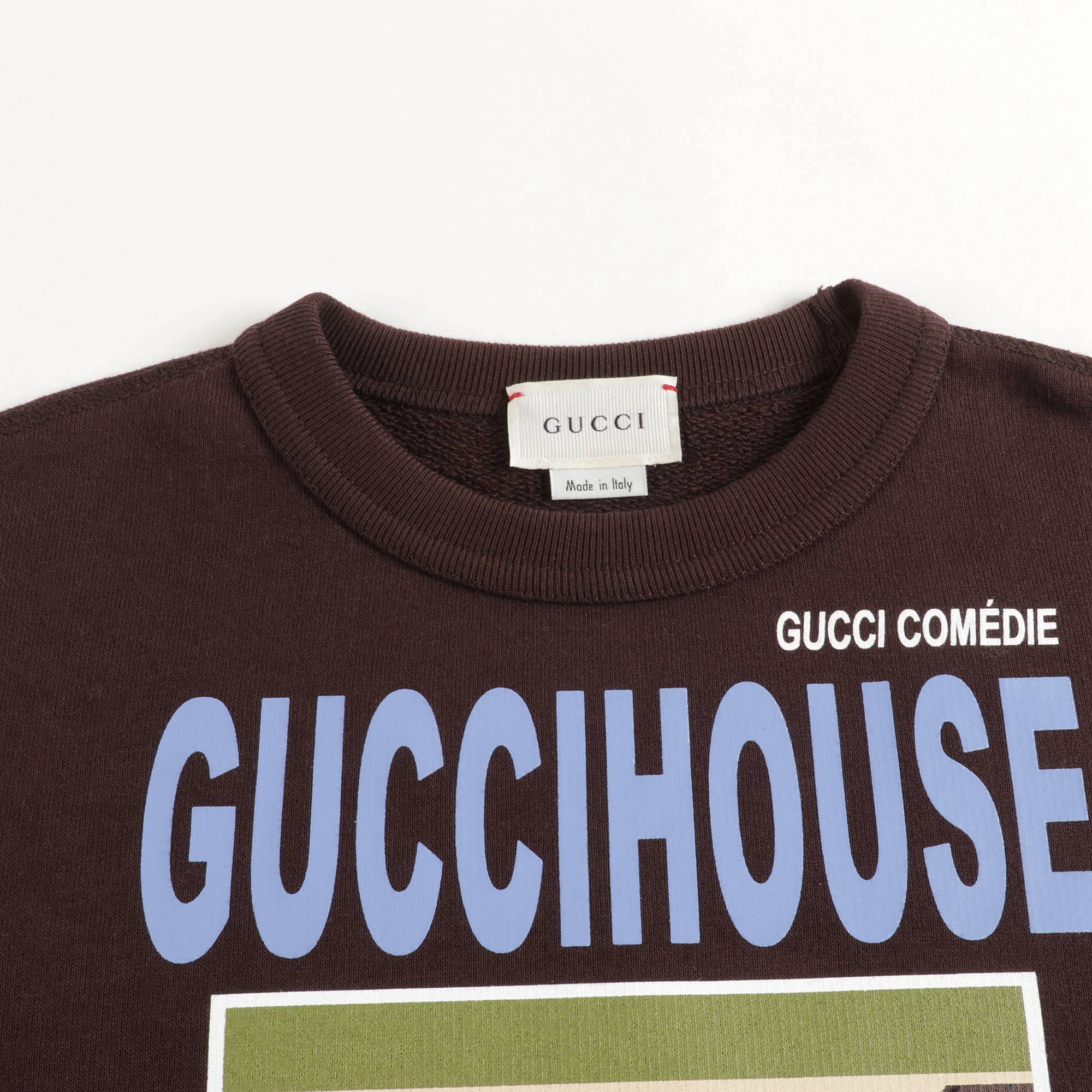 Boys & Girls Dark Chocolate GUCCIHOUSE Sweatshirt