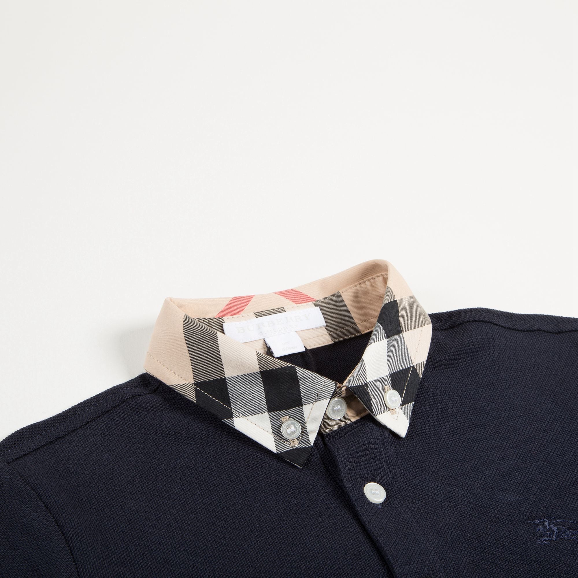 Boys True Navy Cotton Polo Shirt