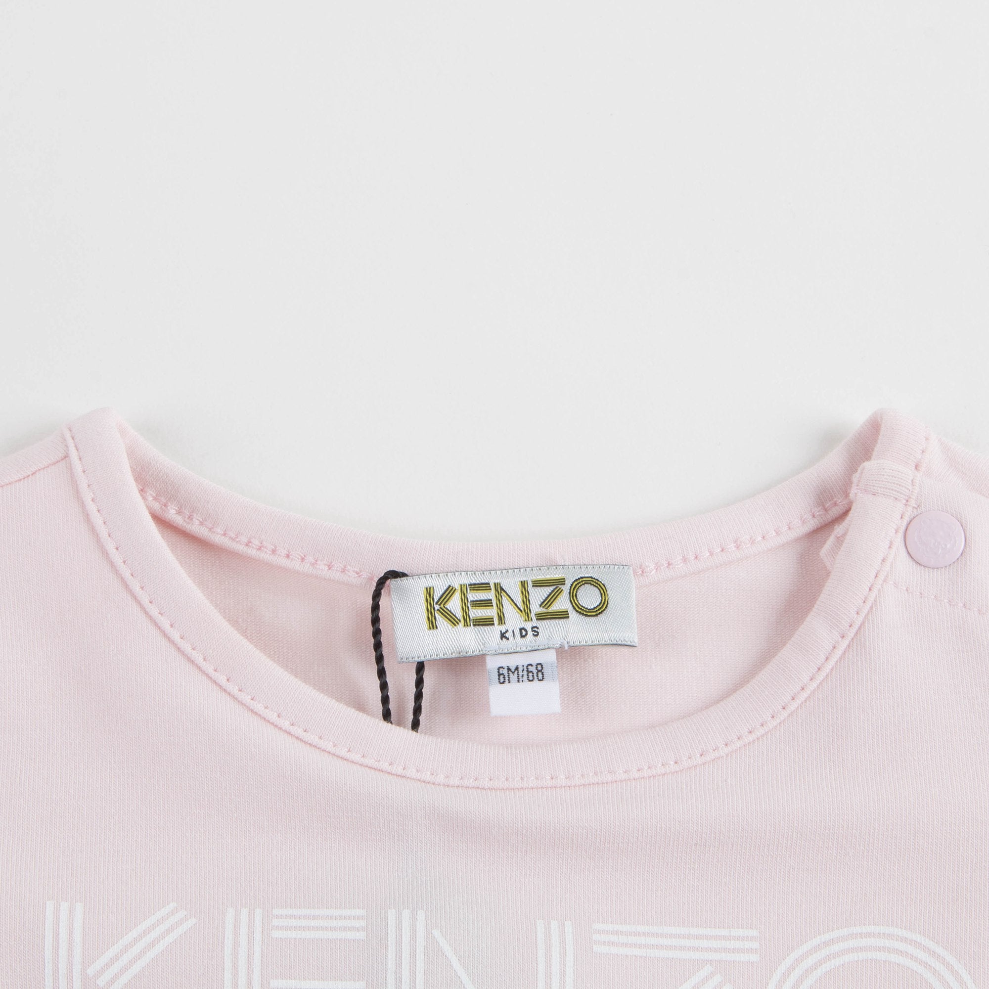 Baby Girls Light Pink Cotton T-shirt