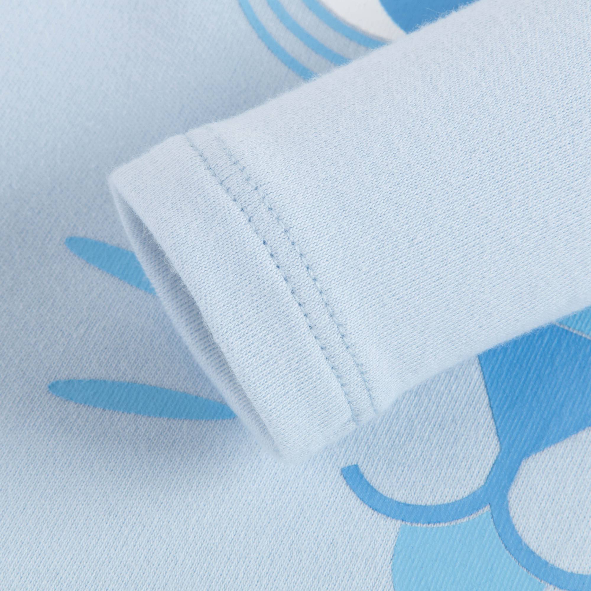 Baby Boys Light Blue Cotton T-shirt