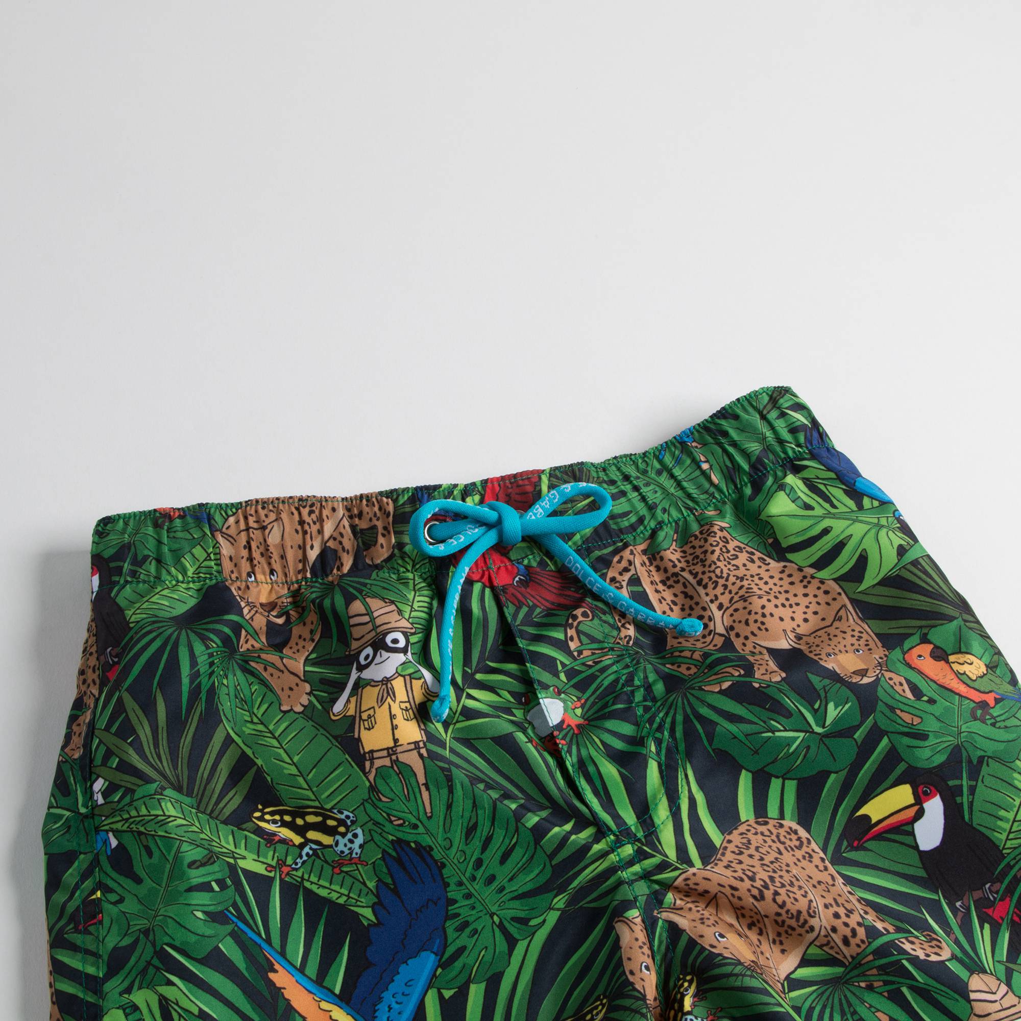Baby Boys Green Safari Print Baby Shortie