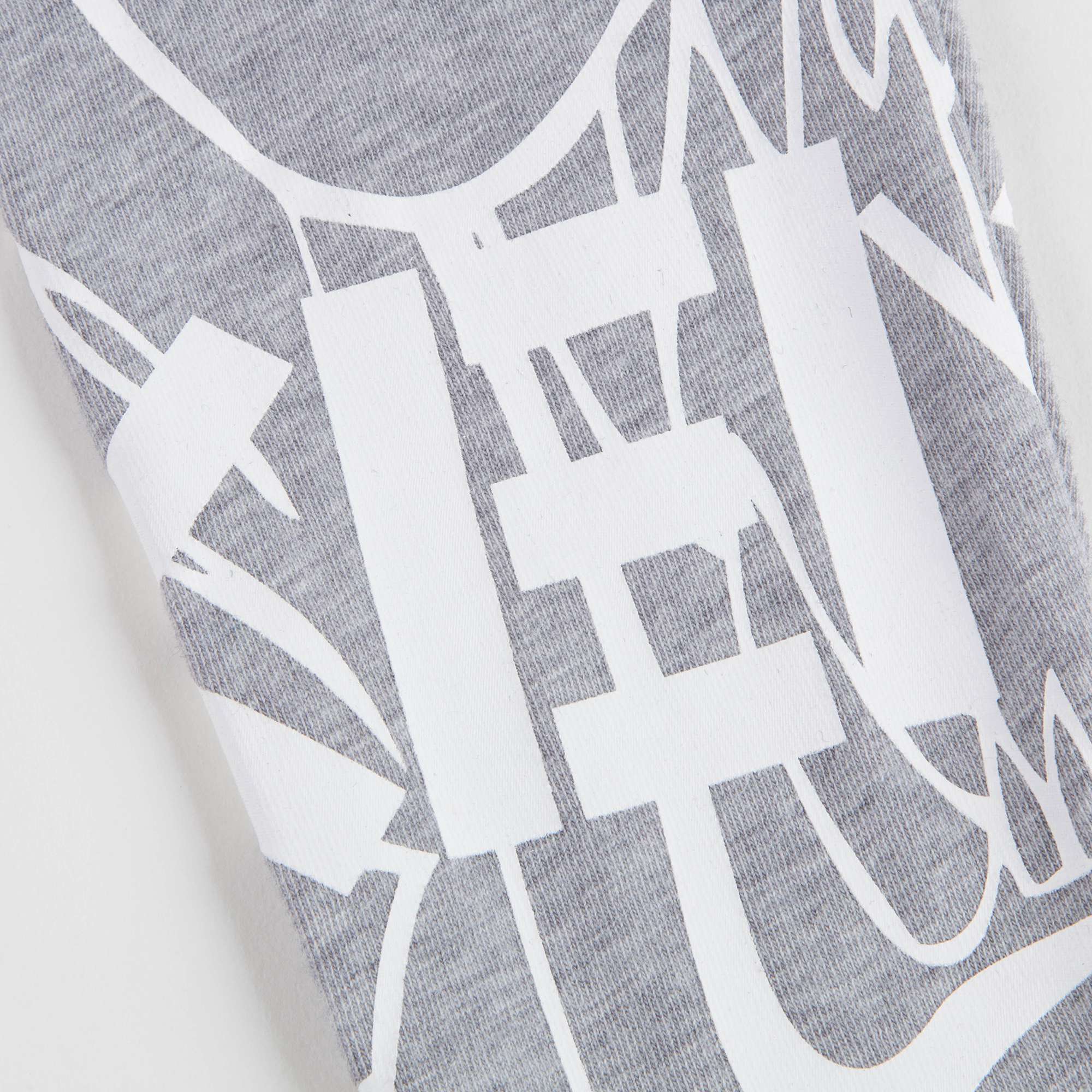 Baby Girls Marl Grey Cotton Leggings