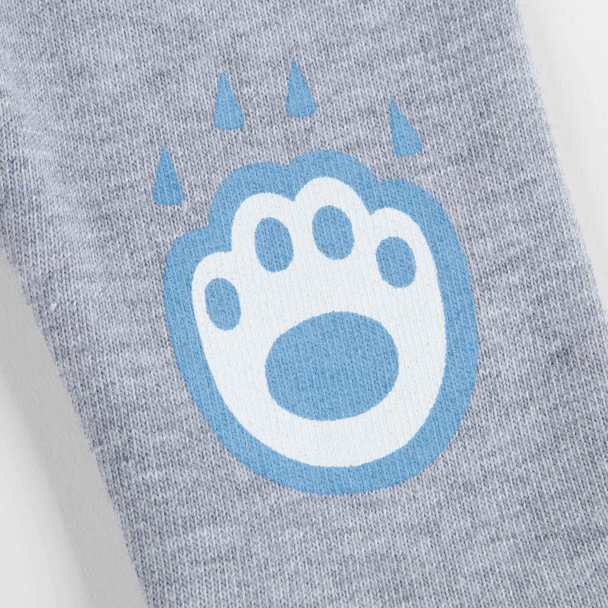 Baby Boys Marl Grey Cotton Trousers