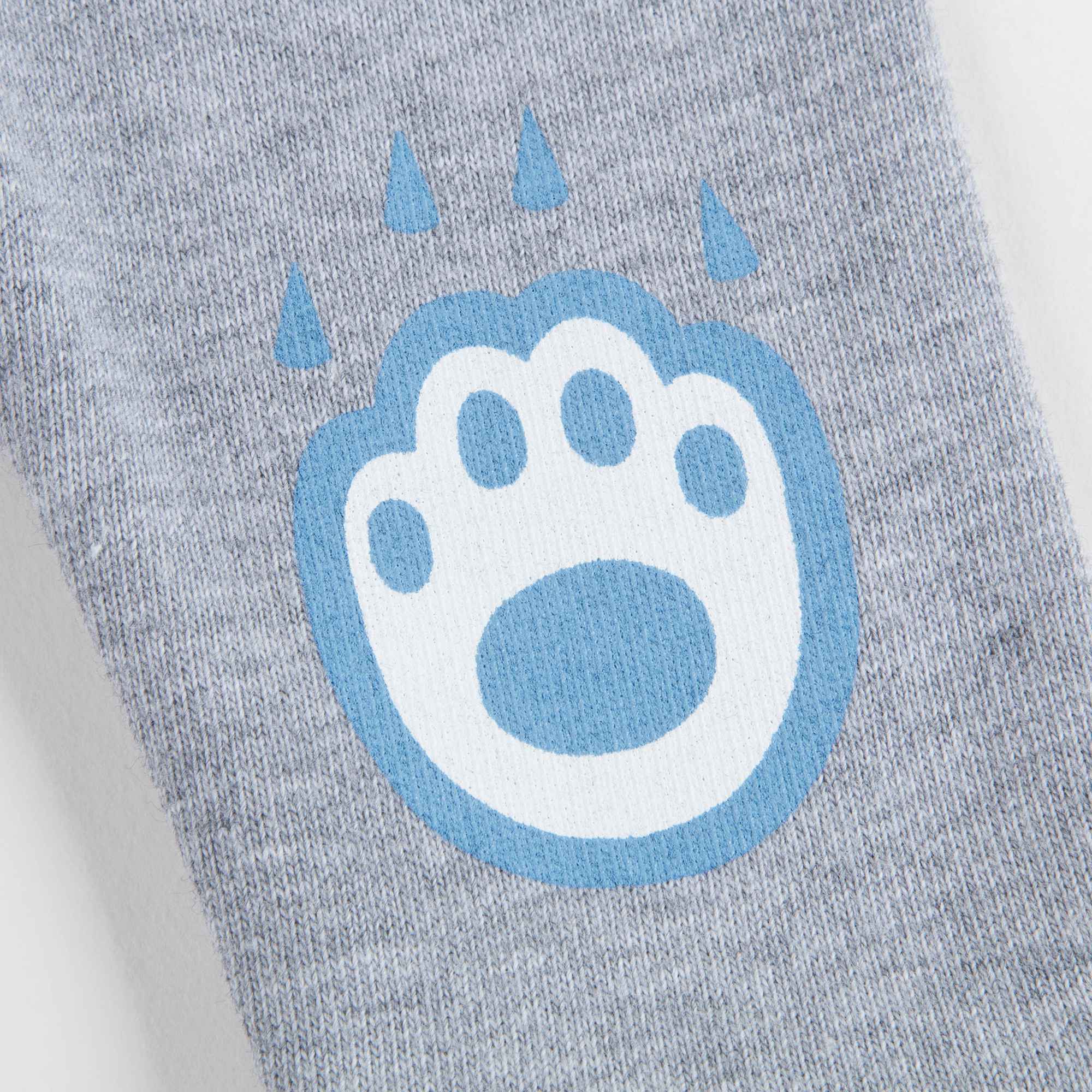 Baby Boys Marl Grey Cotton Trousers