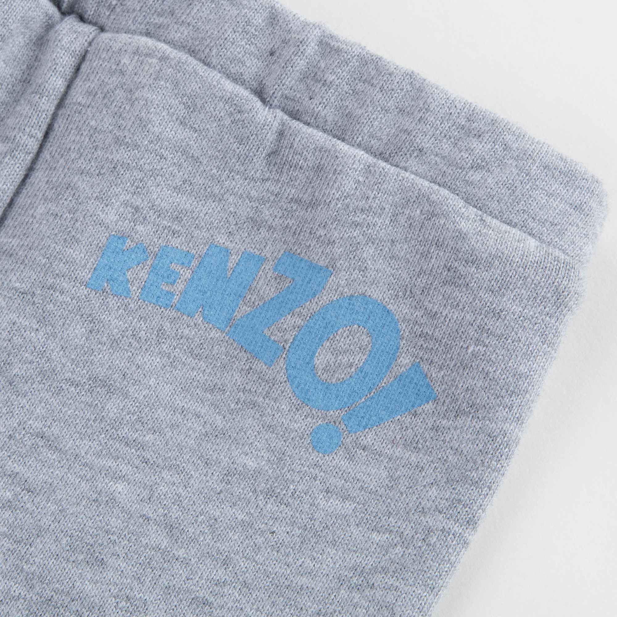 Baby Boys Marl Grey Cotton Trousers