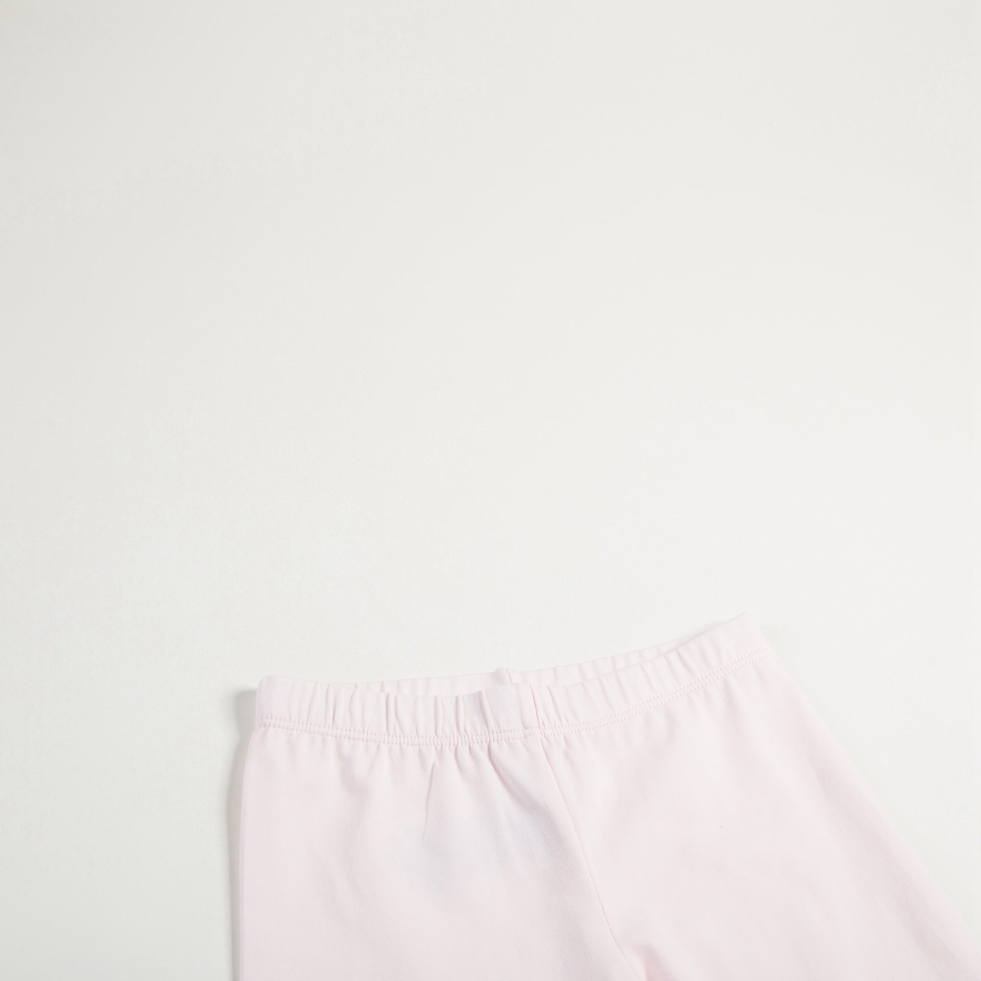 Baby Girls Pale Pink  Cotton Leggings