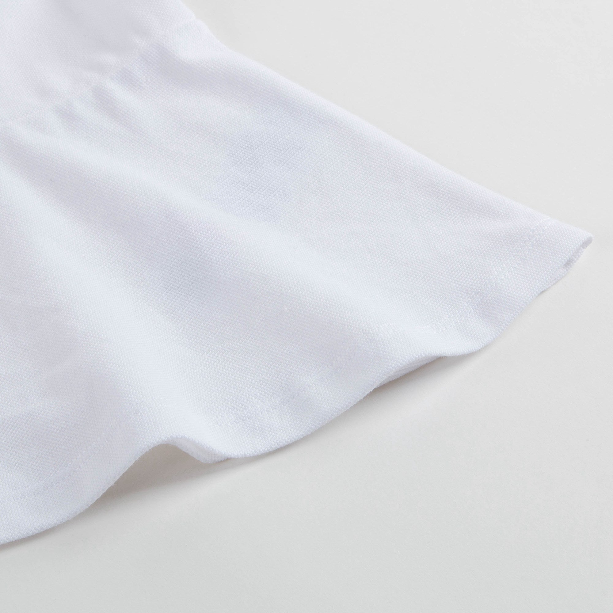 Robe bébé fille en coton blanc optique