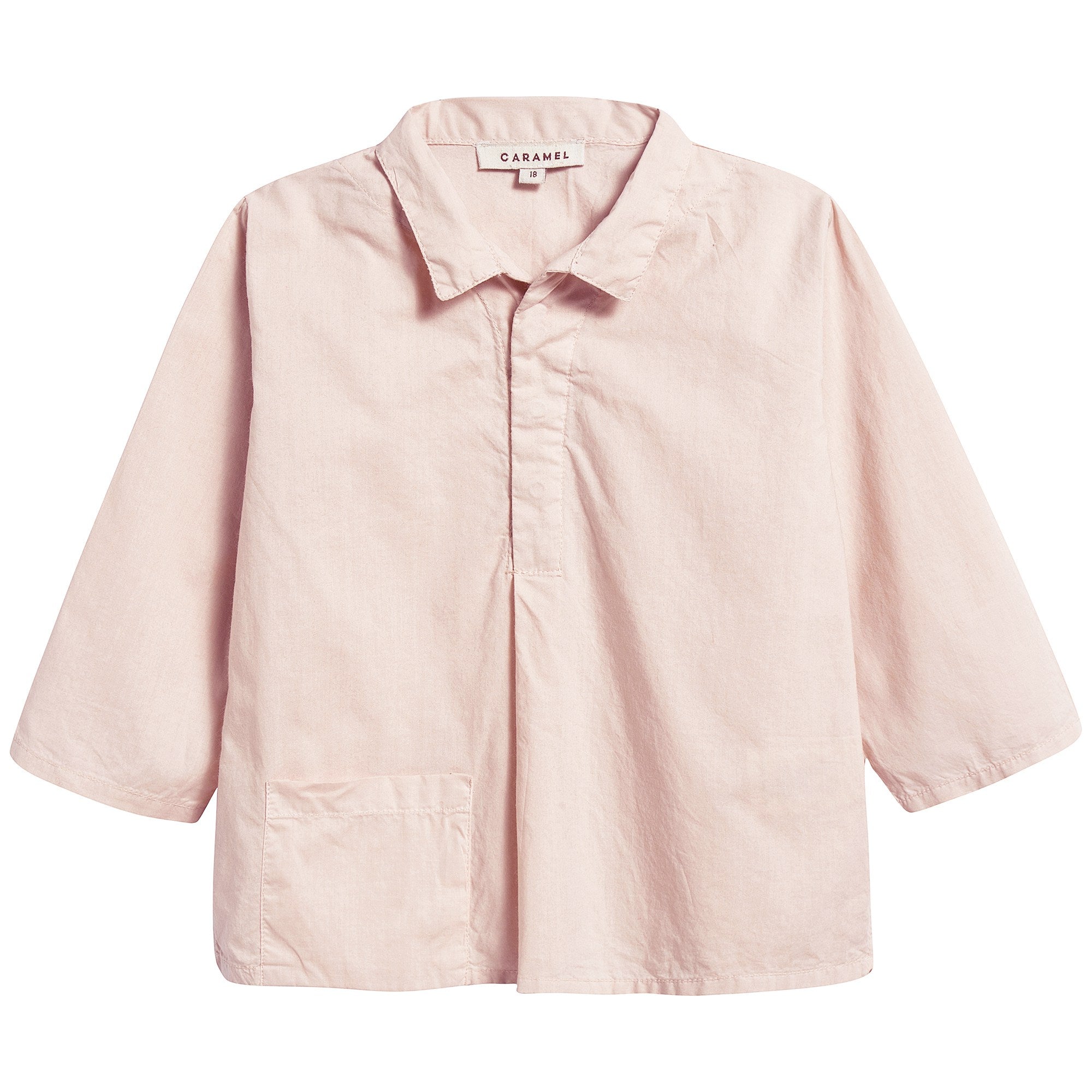 Baby Girls Sand Cotton Woven T-shirt