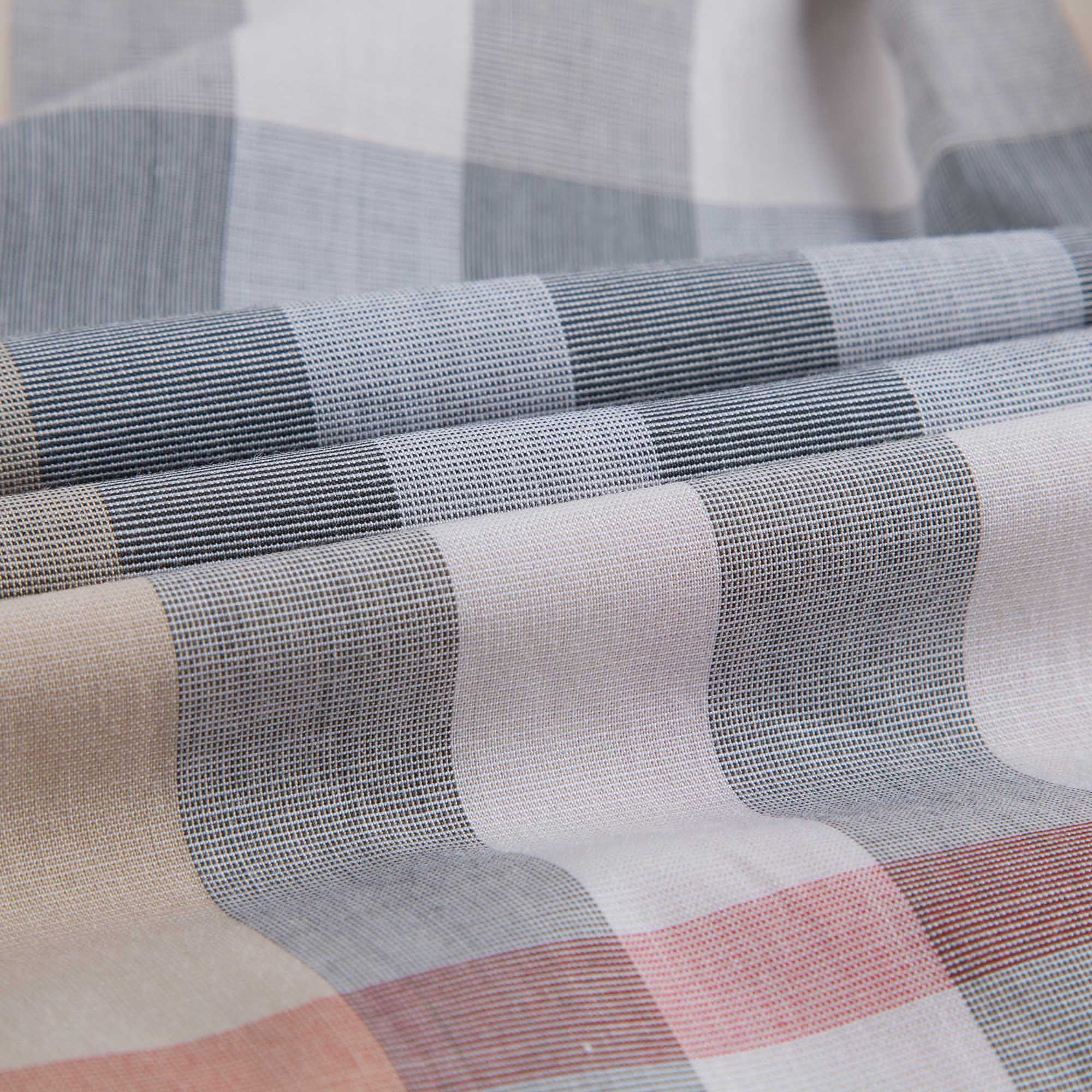 Baby Beige Check Cotton Shirt