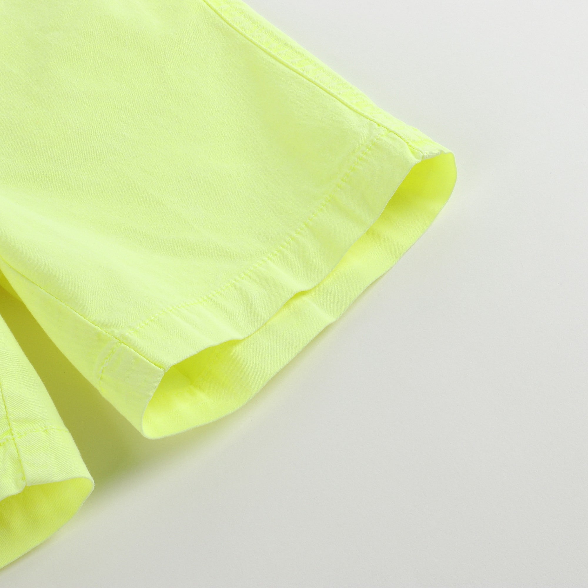 Boys Light Yellow Cotton Shorts