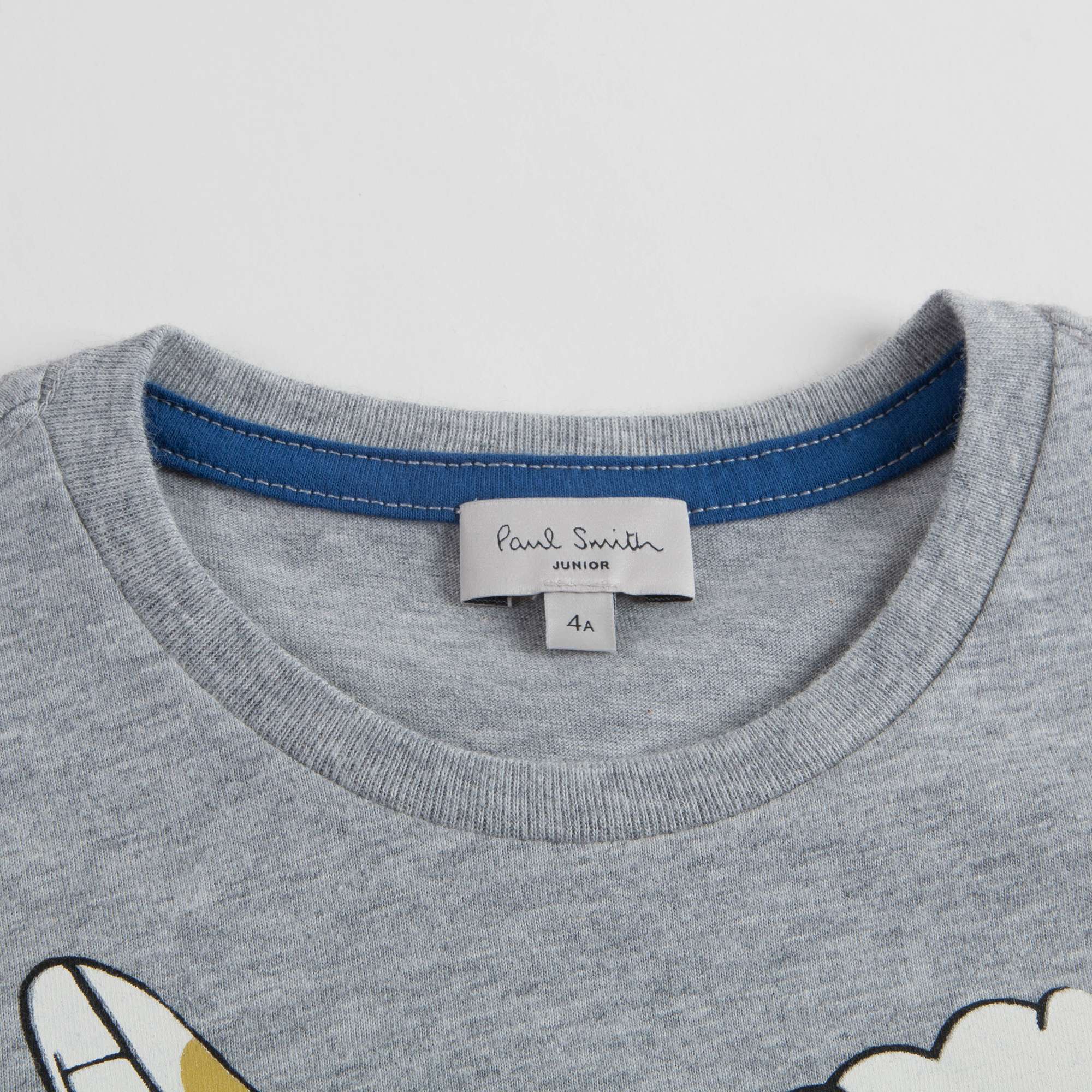 Boys Marl Grey Cotton T-shirt