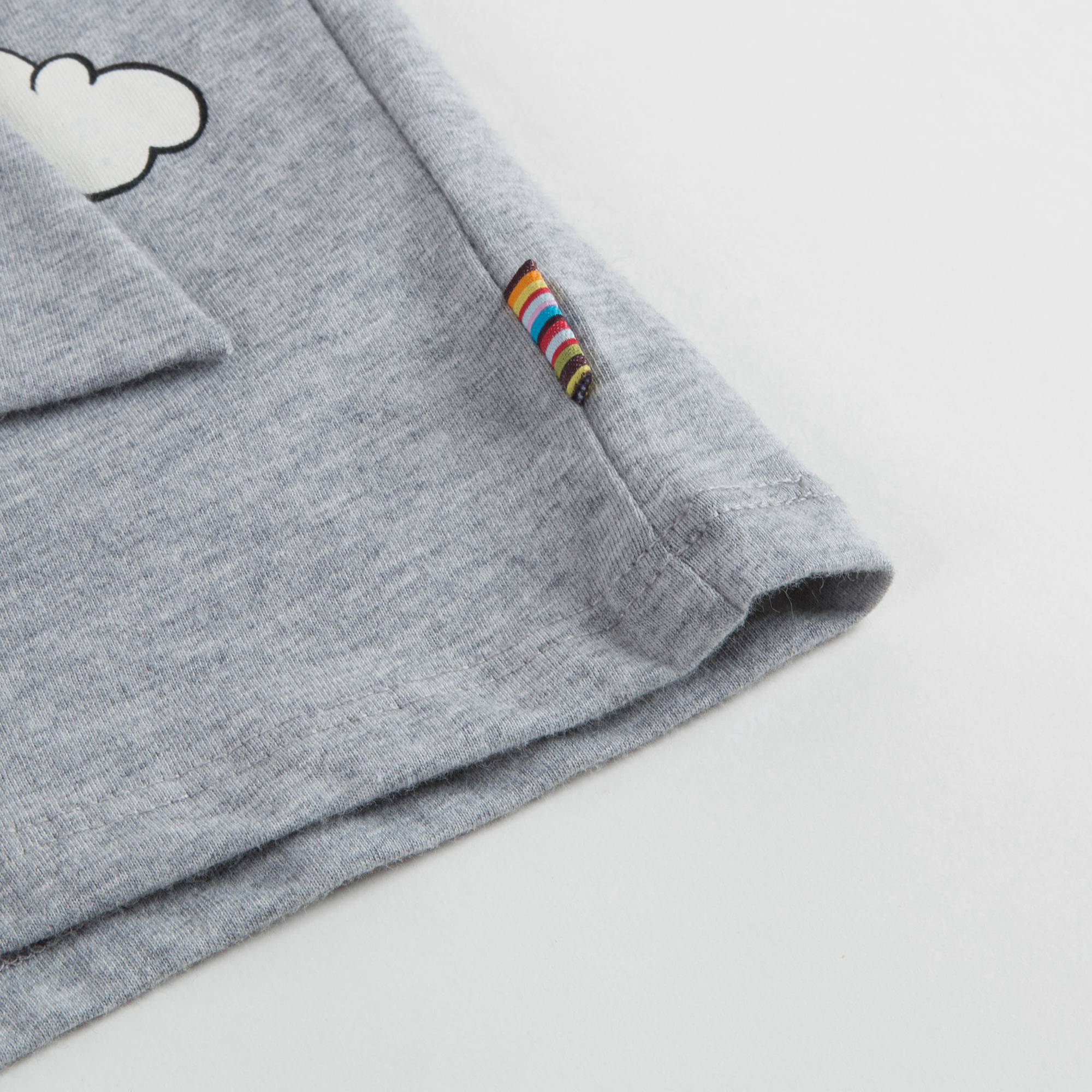 Boys Marl Grey Cotton T-shirt