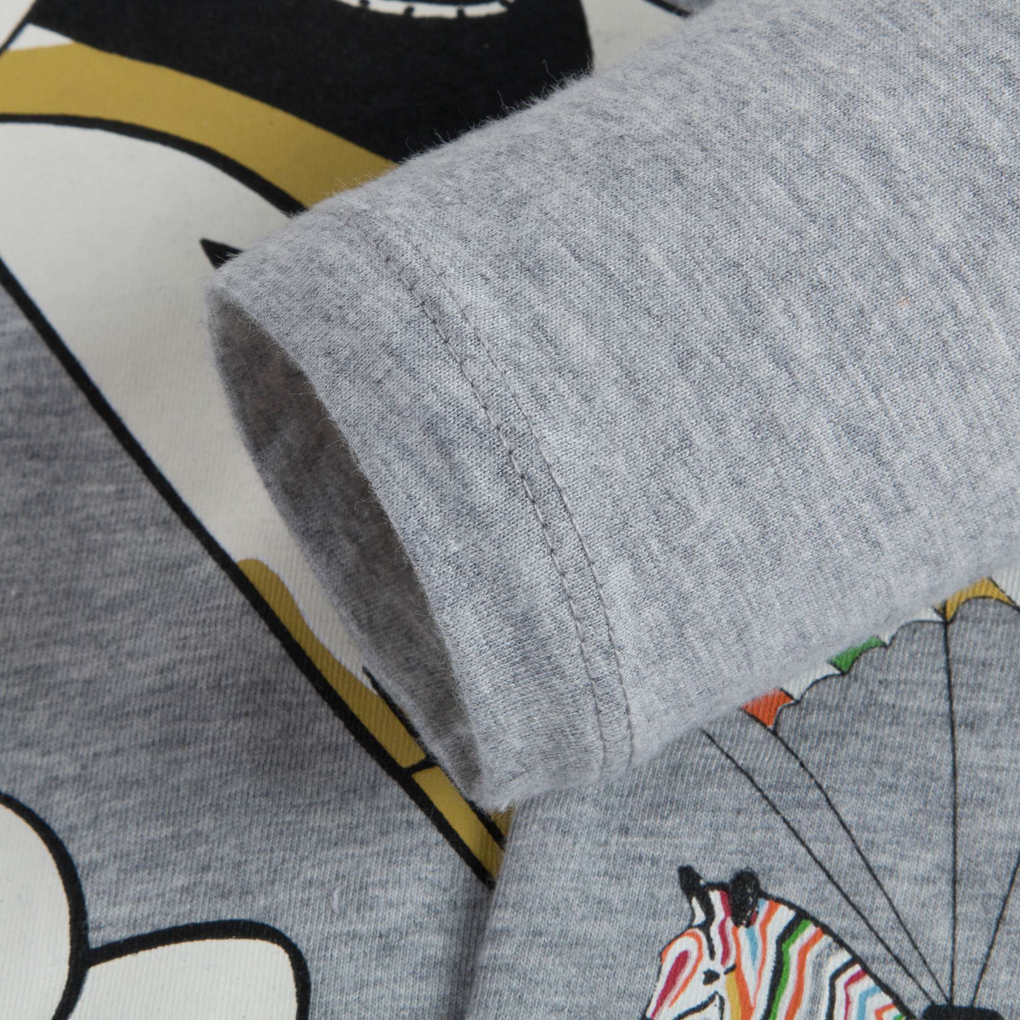 Boys Marl Grey Cotton T-shirt
