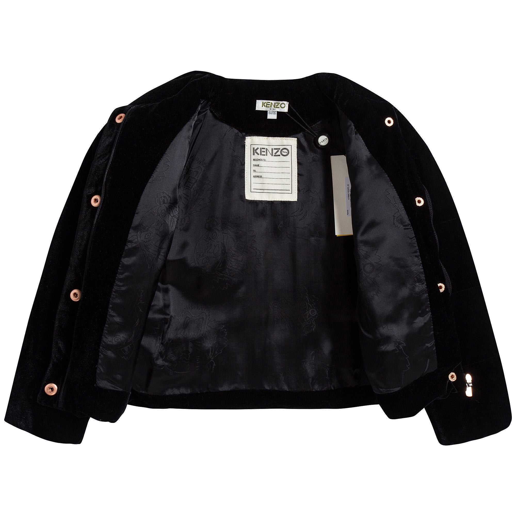 Girls Black Viscose Cardigan