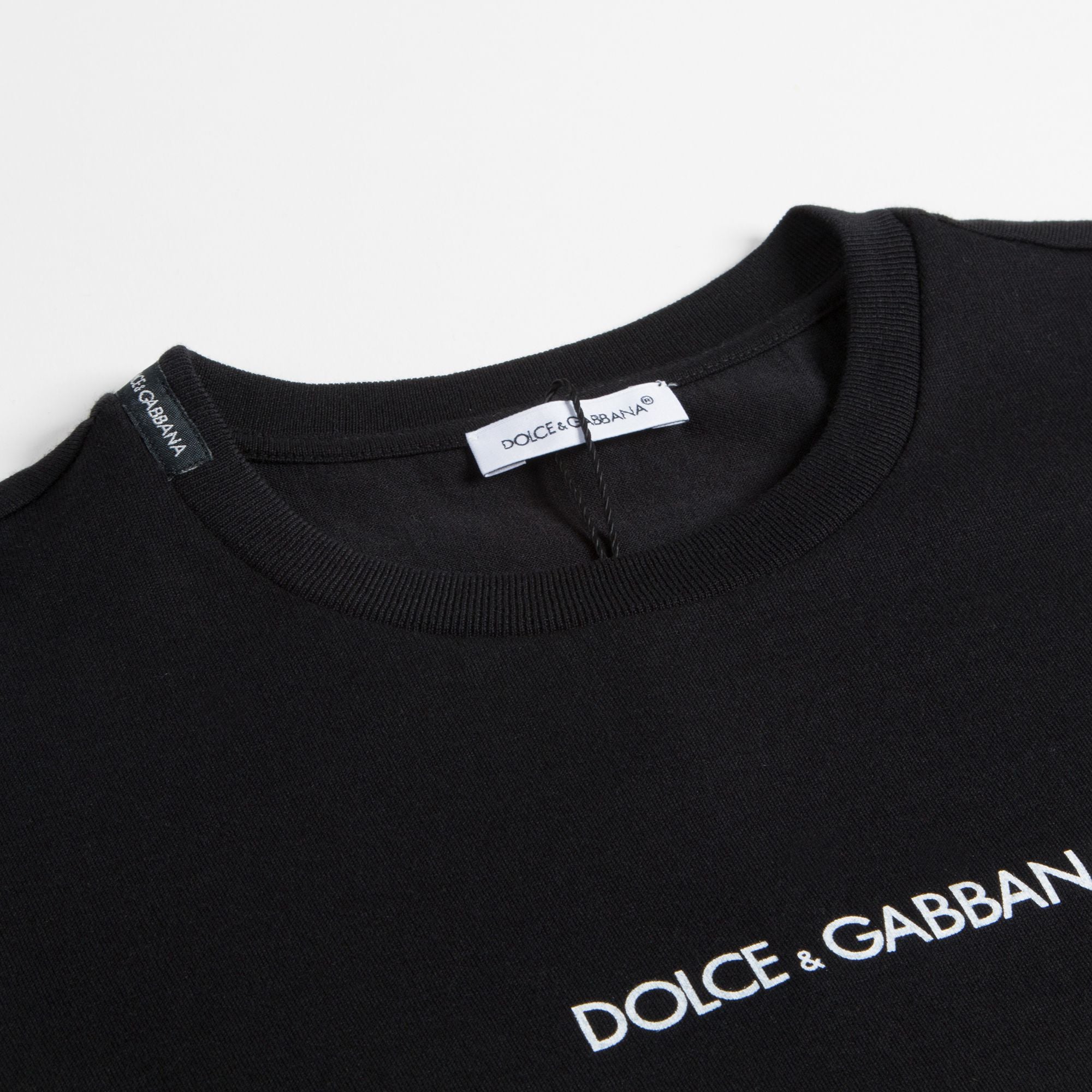 Boys & Girls Black Cotton T-shirt