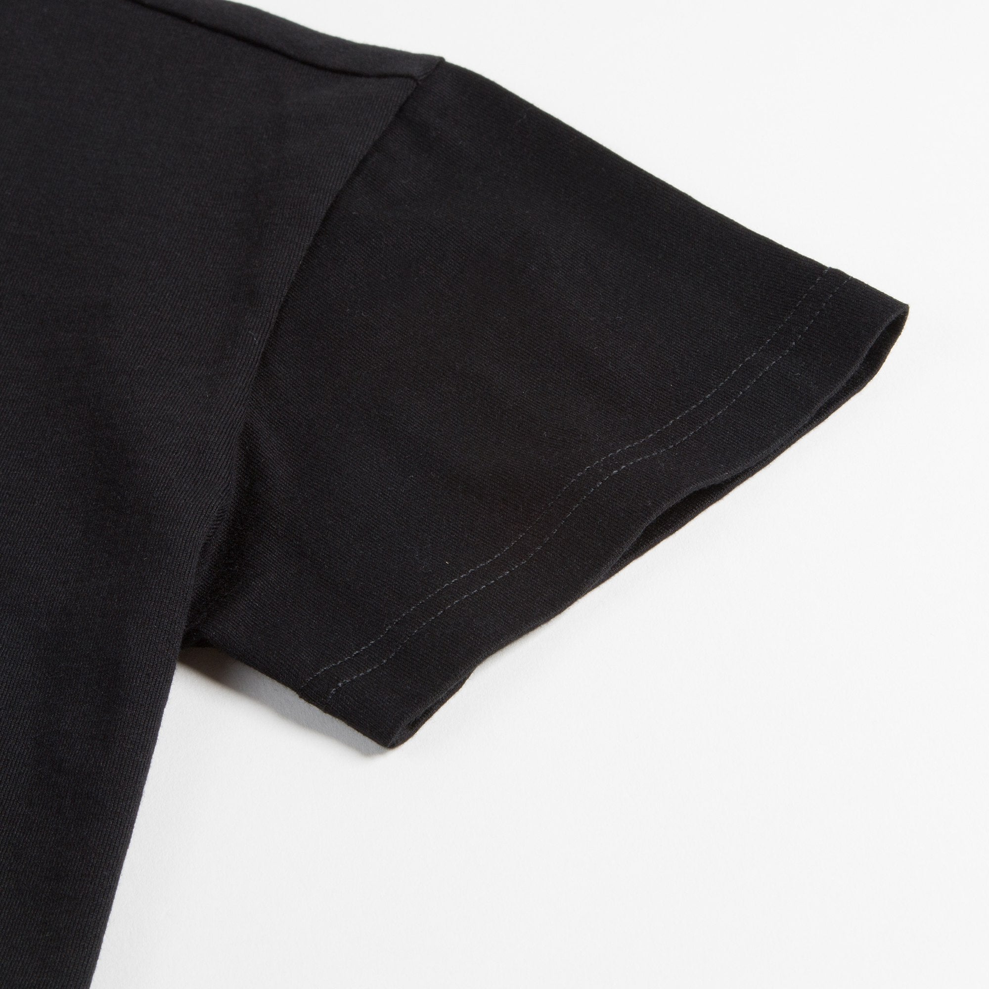 Boys & Girls Black Cotton T-shirt