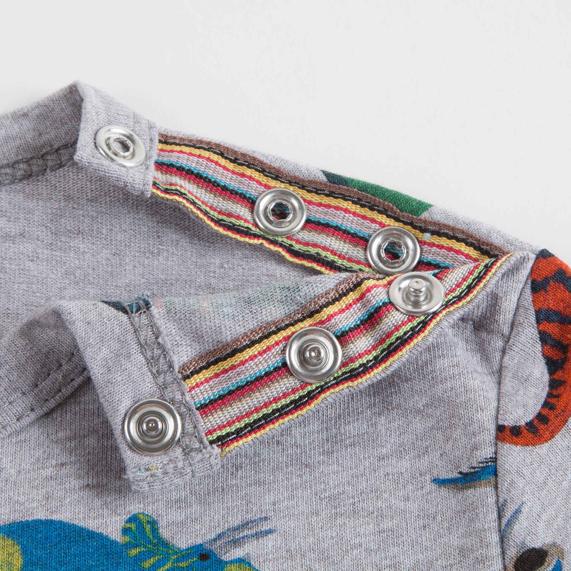 Baby Boys Marl Grey Cotton Sets