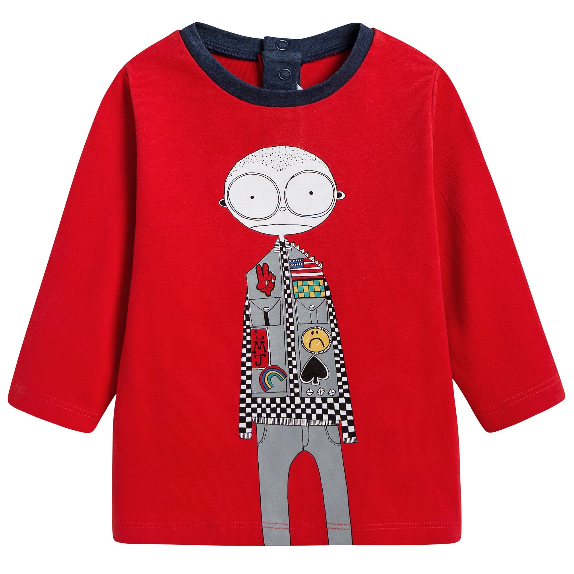 Baby Boys Red Mr Marc T-Shirt