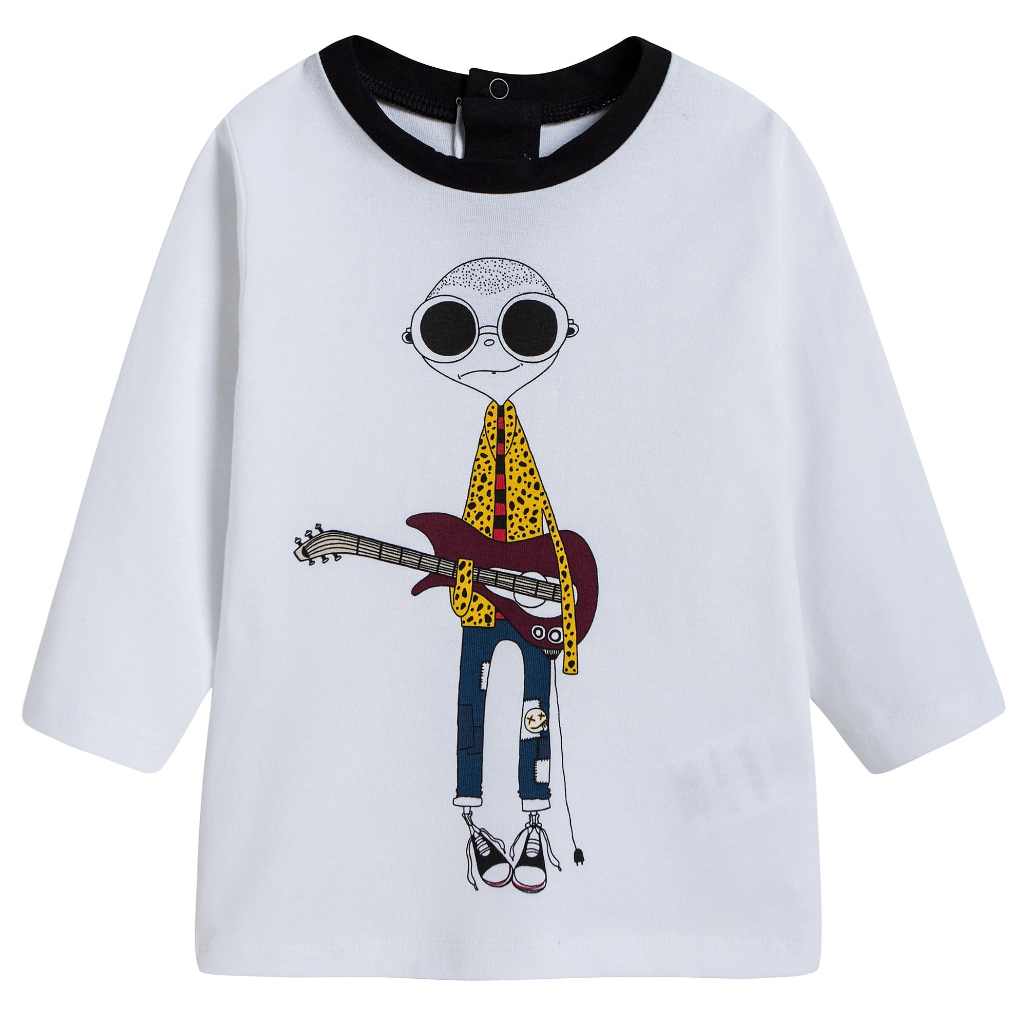 Baby Boys White Mr Marc T-Shirt