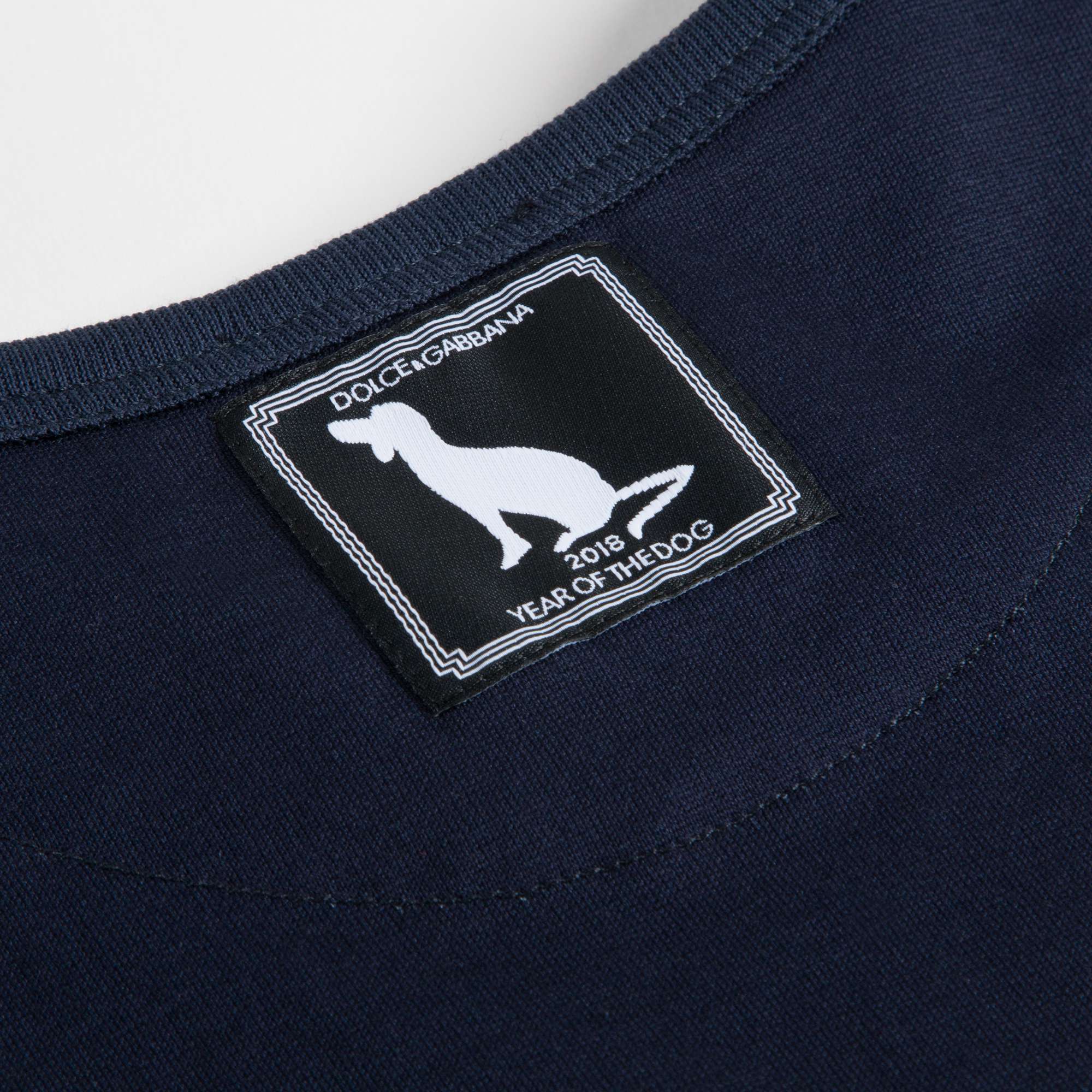 Baby Boys Blue Dog Cotton T-shirt