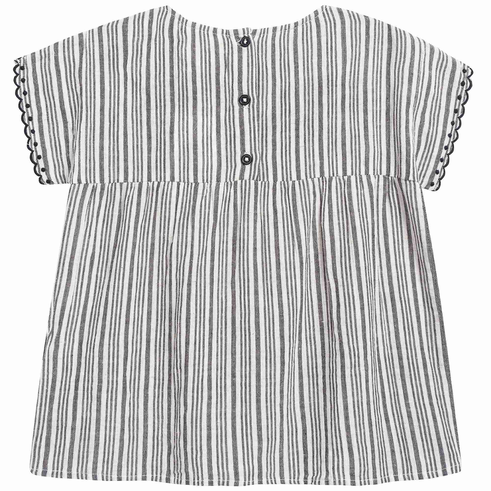 Girls Black & White "Stripes  B&W" Tunic