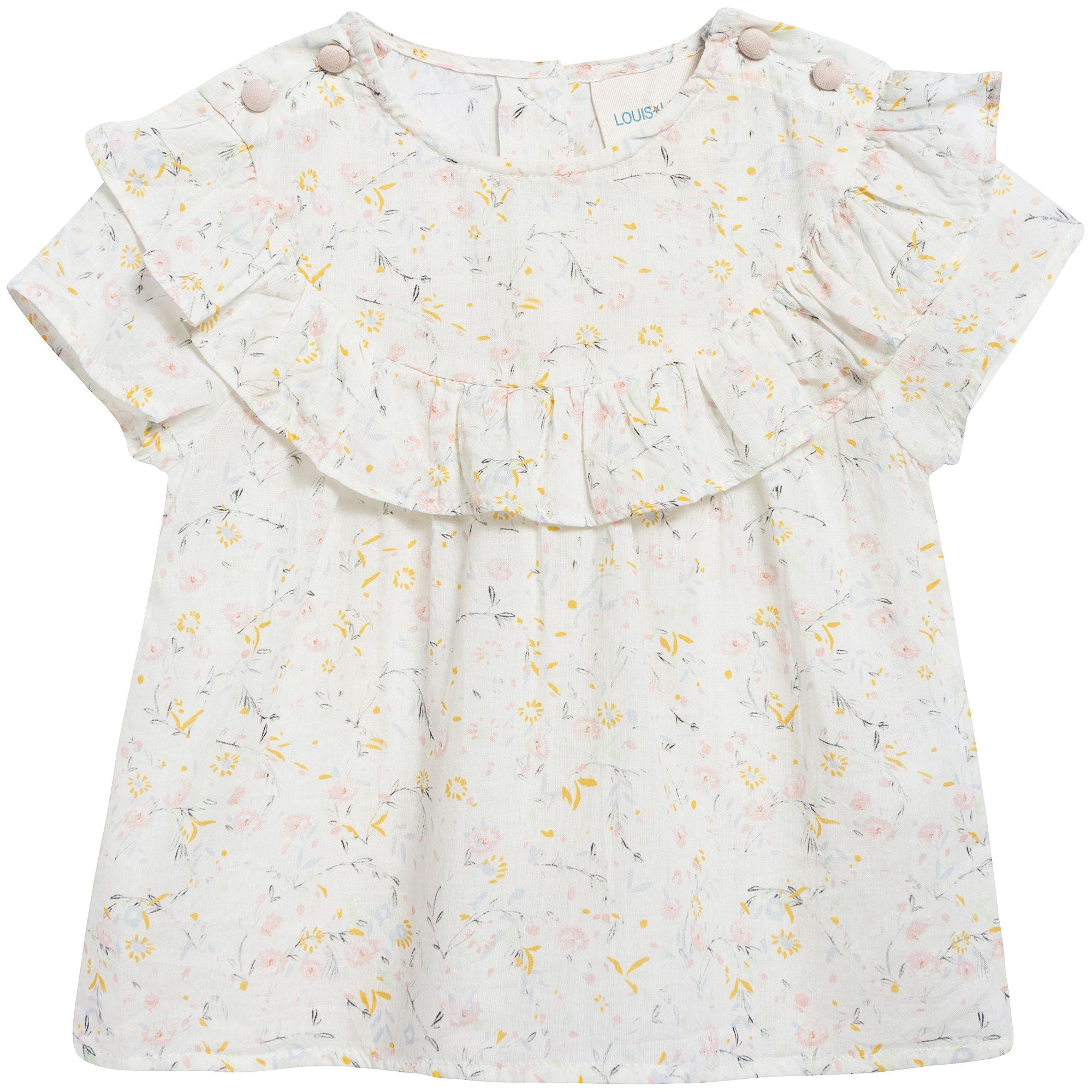 Baby Girls Multicolor  "Cotton  Flowers"  Tunic