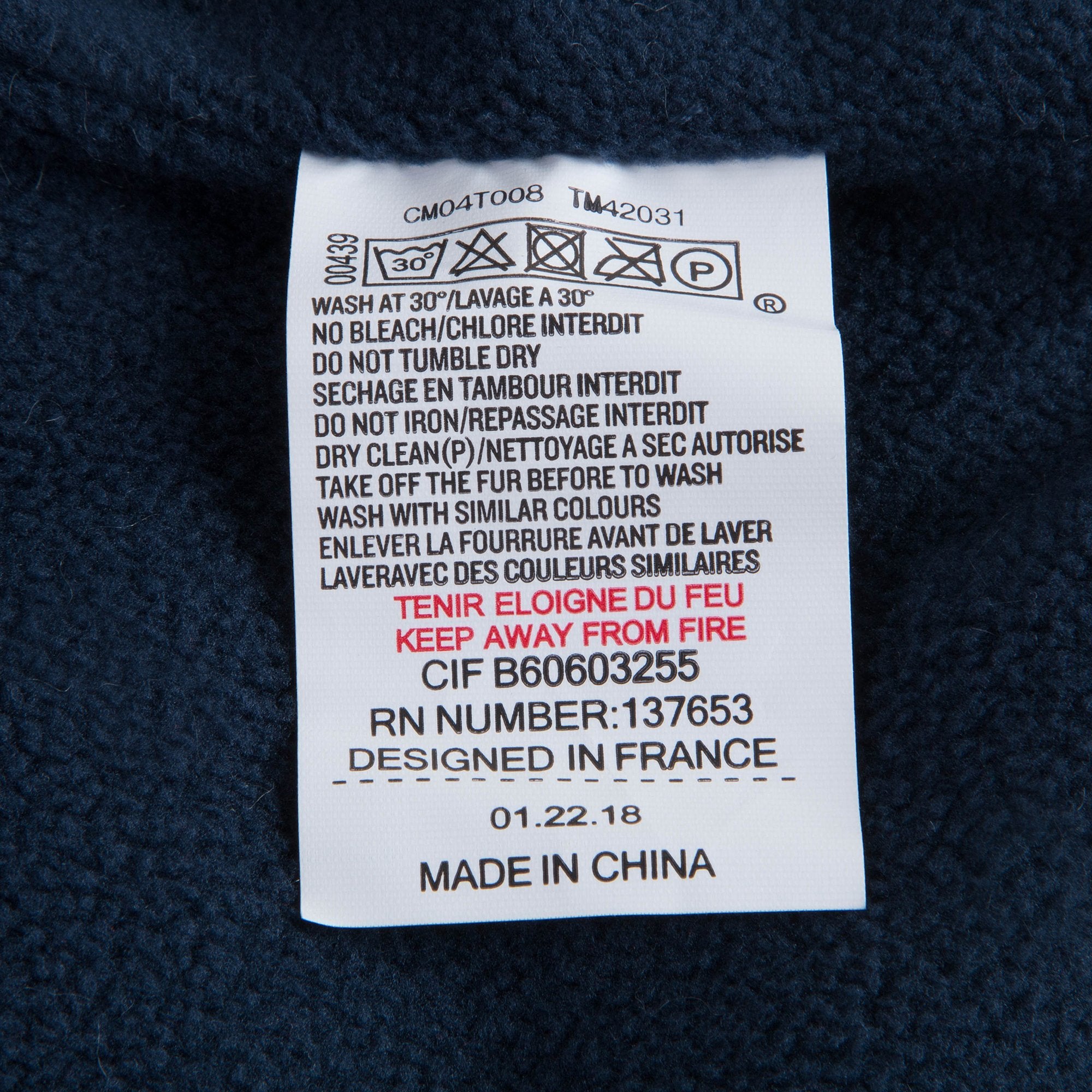 Boys Marine Coat